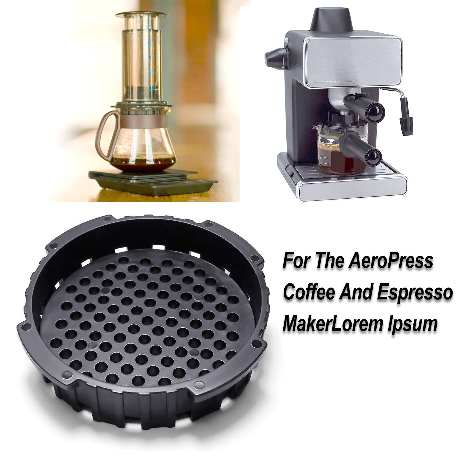 Cenipar Coffee Filter Cap Replacement For Aero-Press Coffee Maker(180 DAYS WARRANTY)-1 Pack