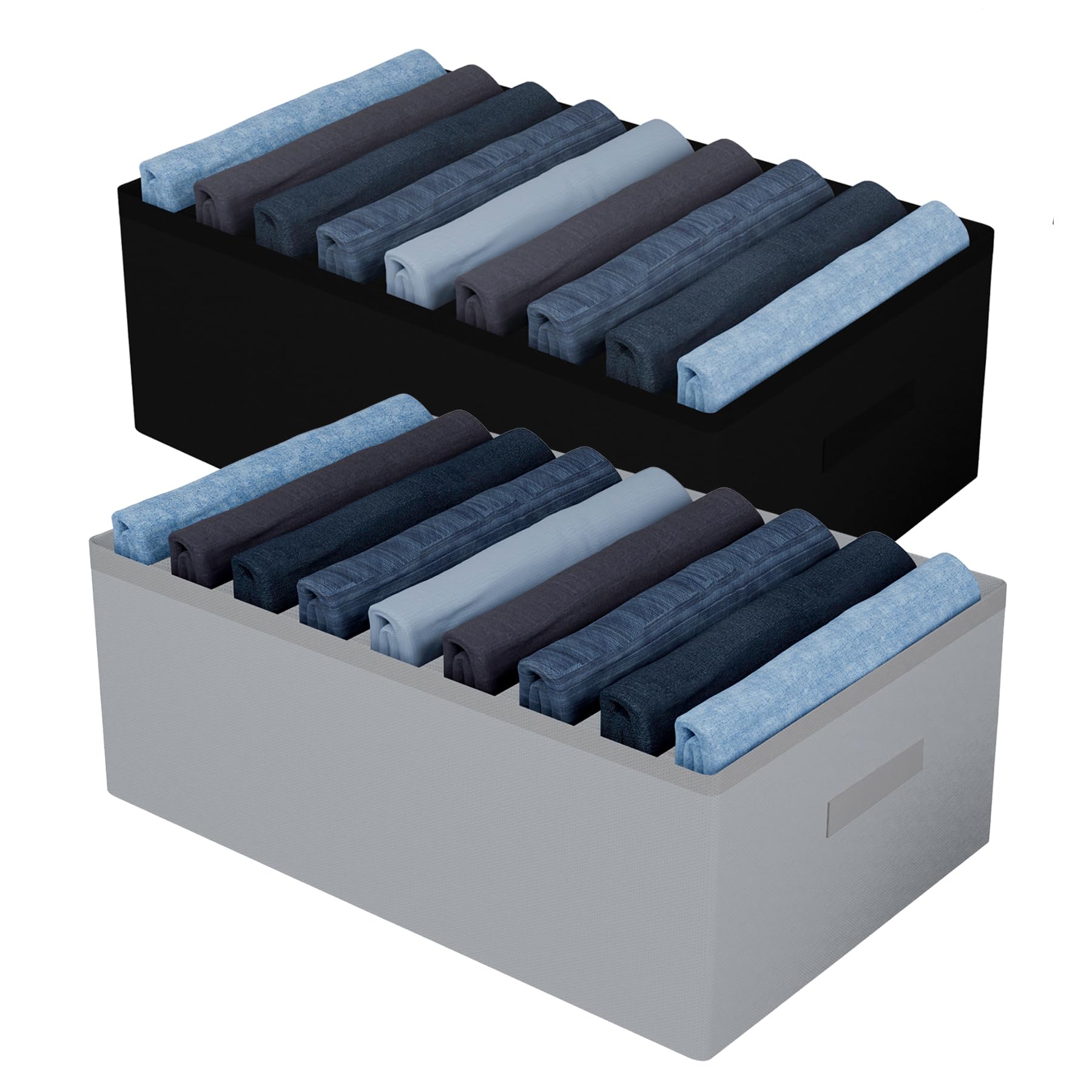 Kuber Industries Trouser Box | 9Grid Closet Organizer | Clothes Organizer | Storage Box For PantsShirtSweatersBra PantySock