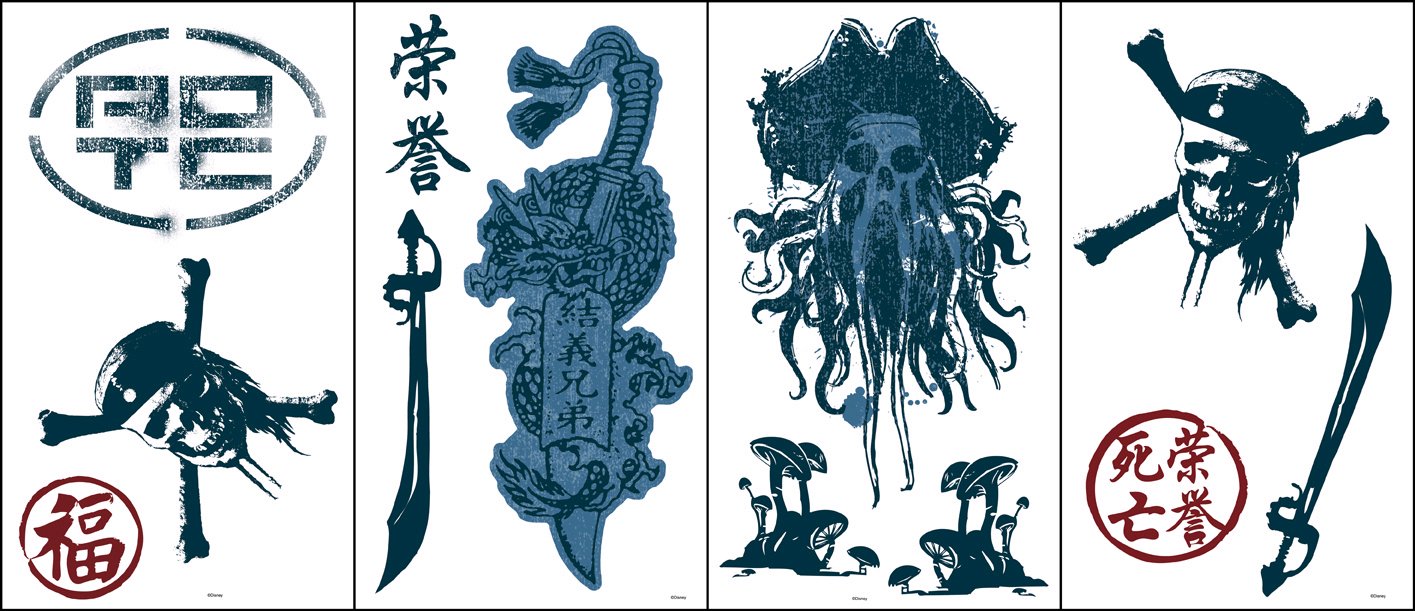 Blue Mountain Wallcoverings Gapp1817 Pirates Room Self-Stick Room Appliqu  S