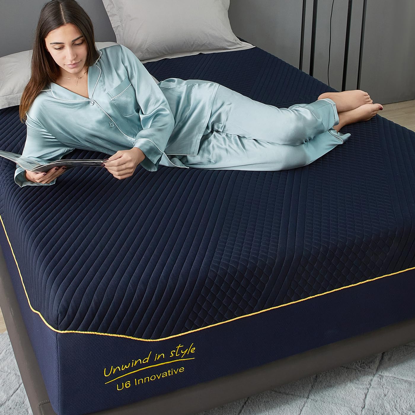 Schow Life 10 Inch Gel-Infused Memory Foam Mattress Queen Size,Medium Soft With Removable Washble Cover Cooling Gel Bed In A Box