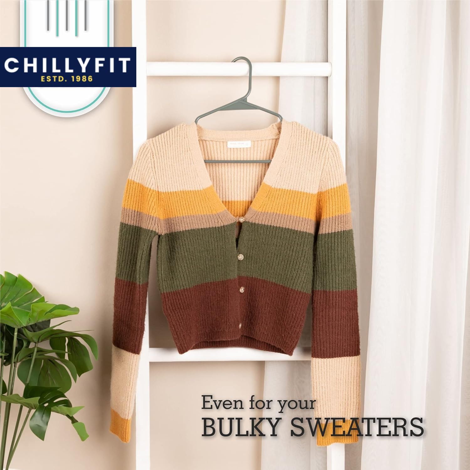 Hangers For Clothes, 20 Pack Chillyfit Plastic Hangers Clothes Hangers For Clothing, Closet, Coats & Shirts - For Everyday Stand