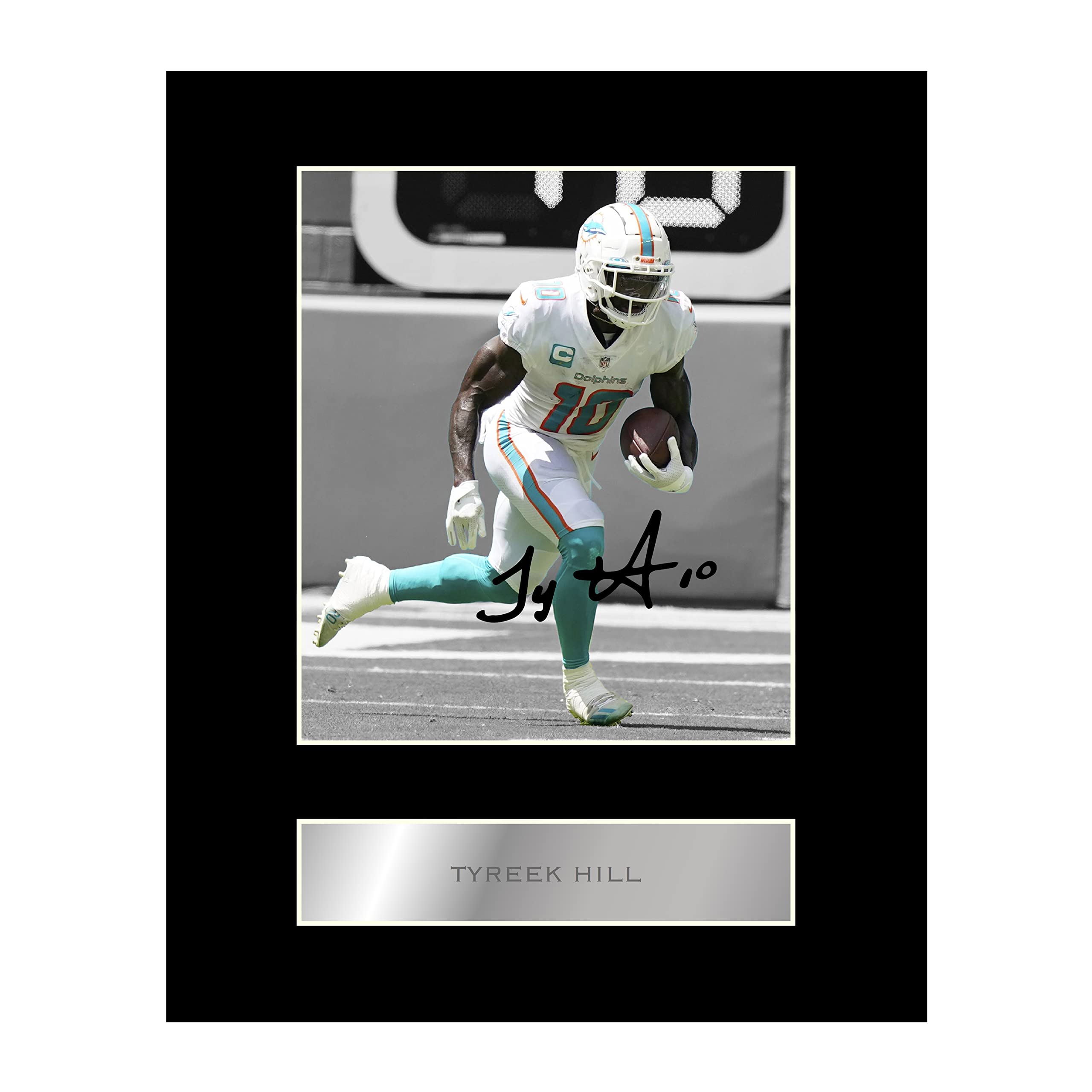 Tyreek Hill Pre Printed Signature Signed Mounted Photo Display #11 Printed Autograph Picture