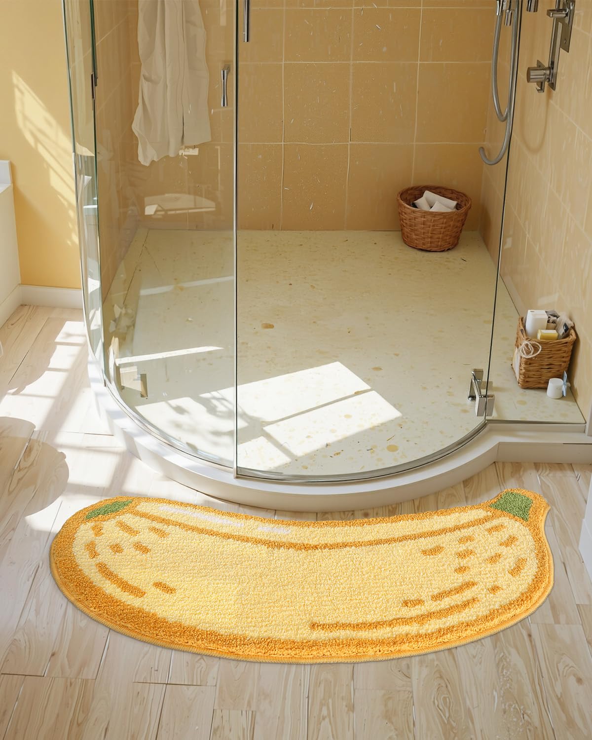 Lumi Cute Bathroom Rugs, Funny Fruit Runner Rug, Soft Plush Fluffy Bath Mat, Absorbent, Non-Slip For Bathroom, Kitchen Sink, Bed