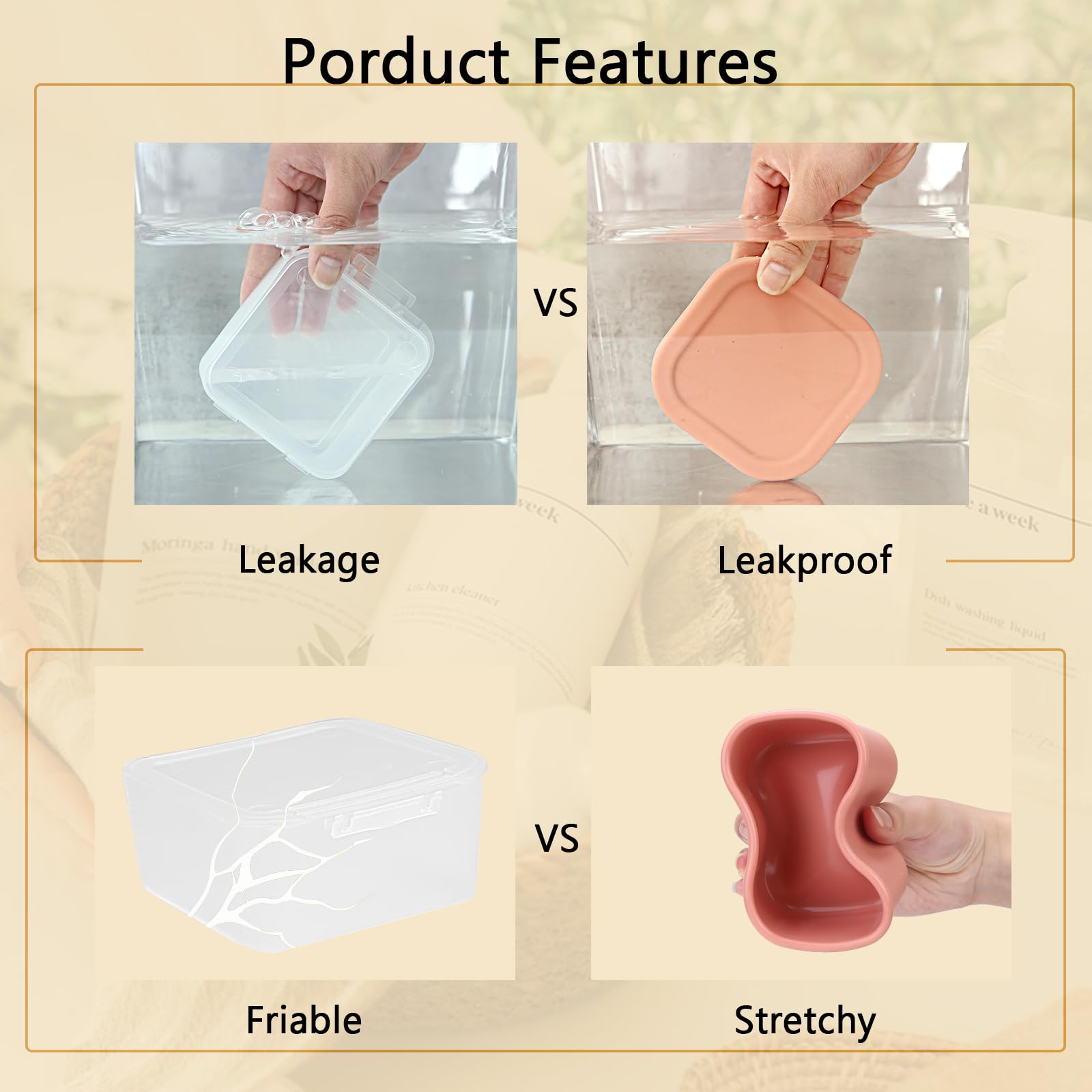 Square Soap Container, Soap Travel Case, Silicone Bar Soap Travel Case, Soap Case With Draining Layer, Portable Shampoo Bar Soap