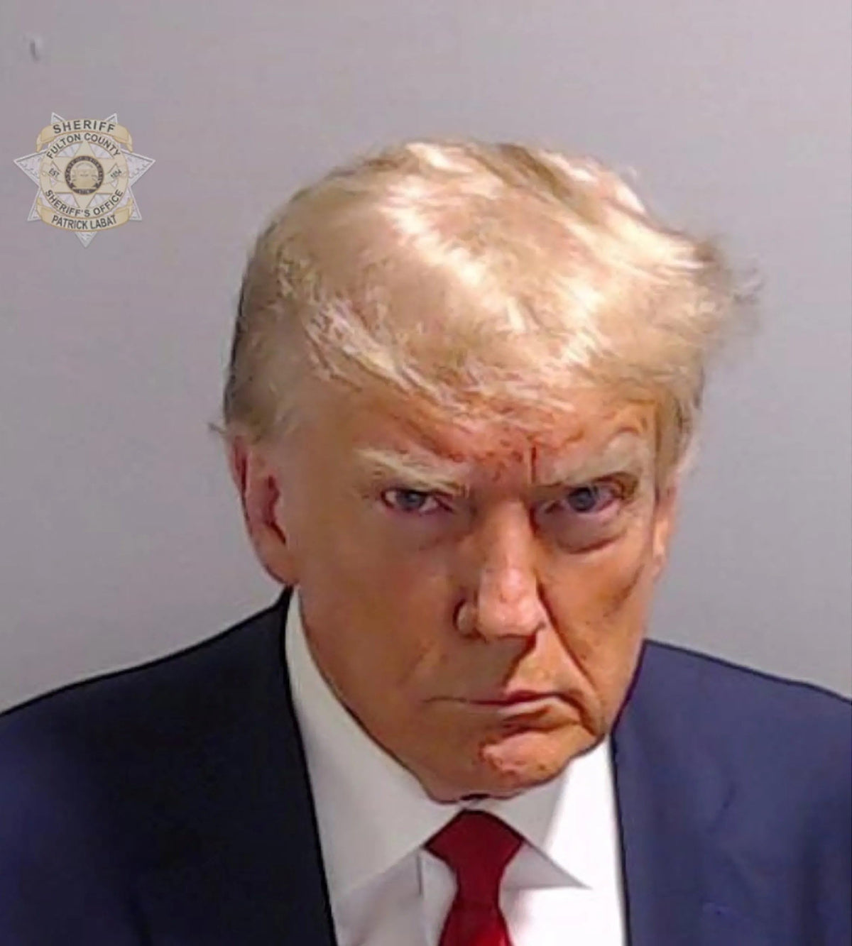 Conversationprints Donald Trump Georgia Mugshot 2023 Glossy Poster Picture Photo Print Banner
