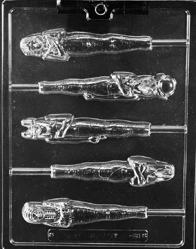 Grandmama'S Goodies I026 Egyptian Mummy Lollipop Lolly Chocolate Candy Soap Mold With Exclusive Molding Instructions  (1)