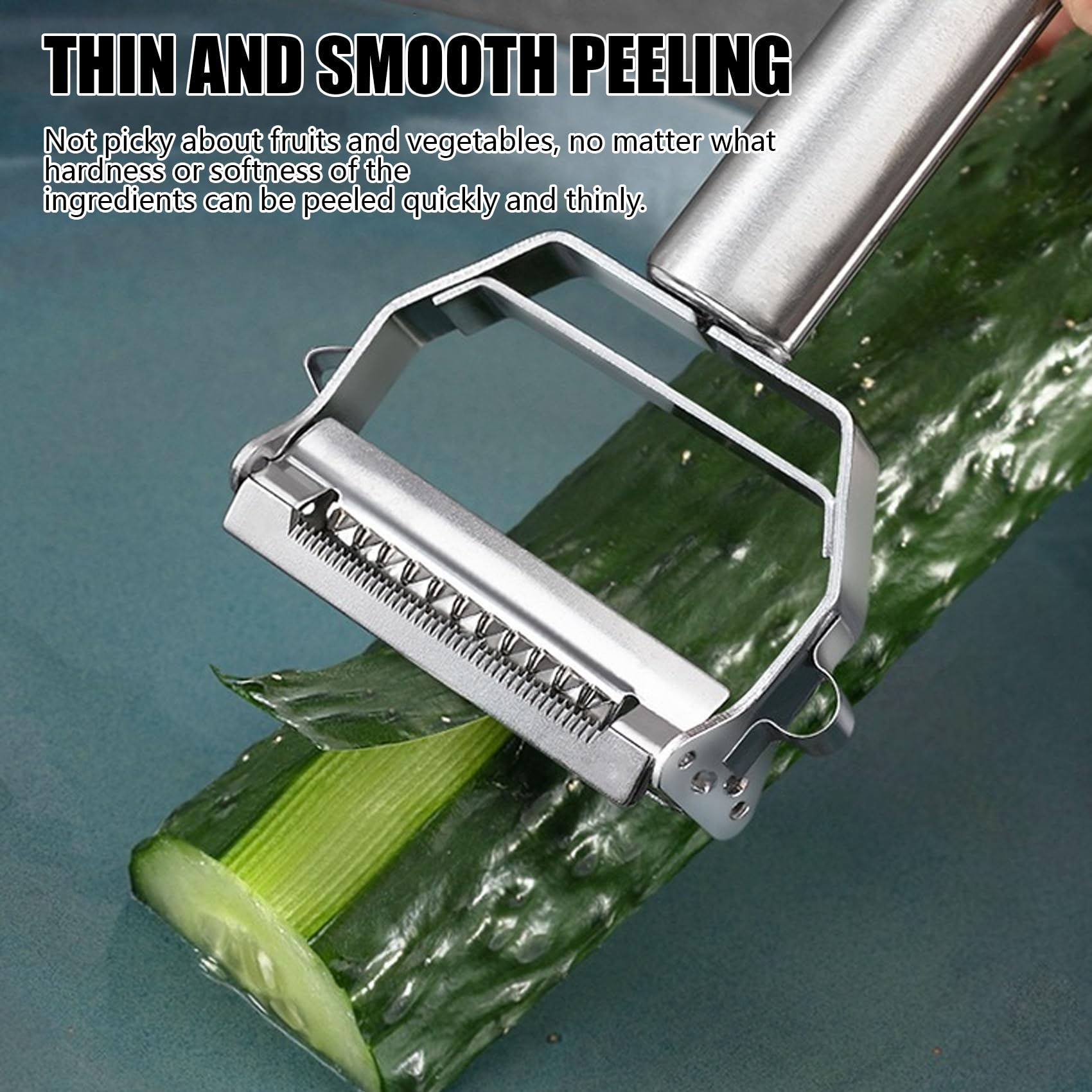 Renext Multifunction Stainless Steel Julienne Peeler Vegetable Peeler Double Planing Grater Kitchen Accessories Cooking Tools