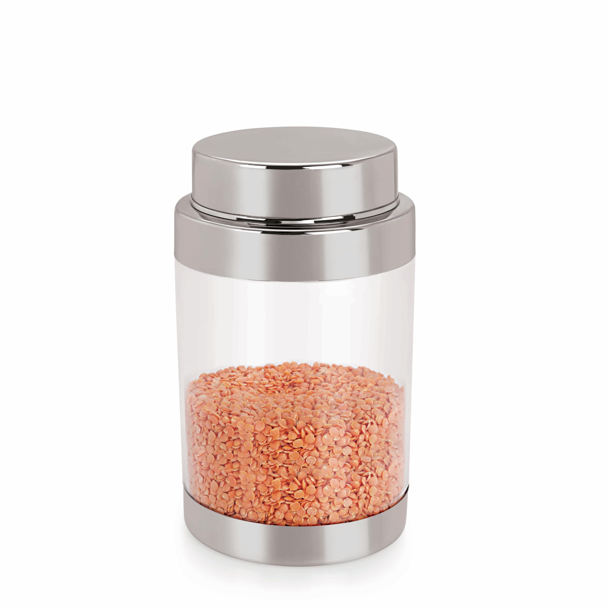 Sizzle Galaxy Stainless Steel See Through Transparent Storage Container Jar/Canisters/Dabba/Food Storage For Kitchen 1850 Ml | G