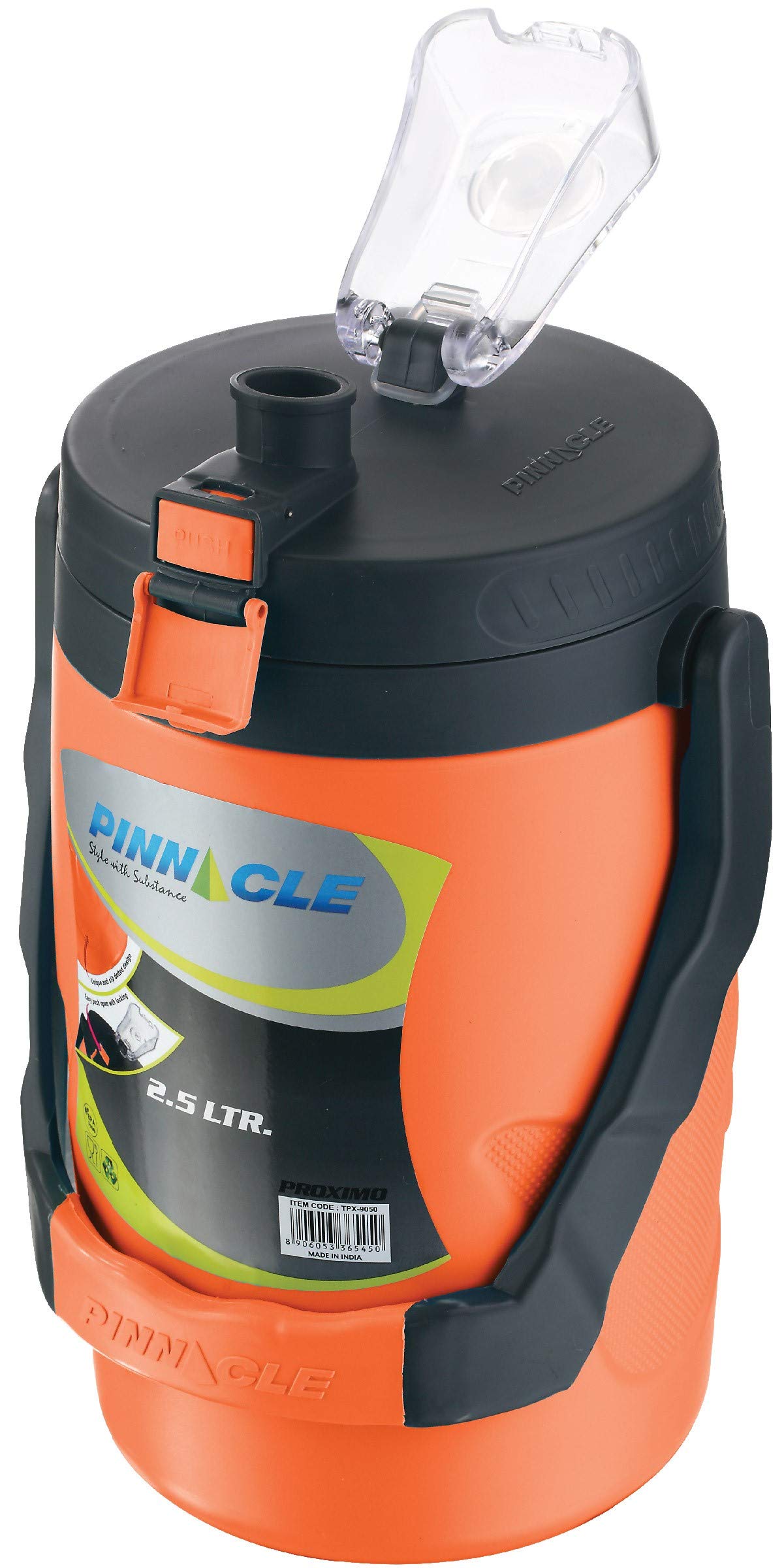 Reusable Insulated Water Jug - Leakproof Portable Water Jug - 85Oz Insulated Water Jug With Spout - Insulated Half Gallon Water