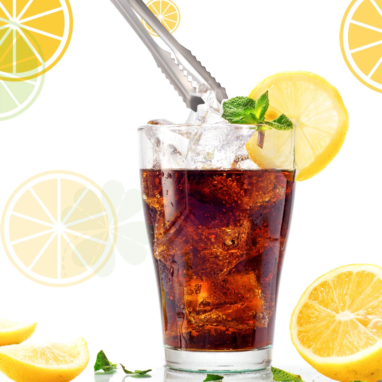 20 Pieces, 6 Inches Mini Stainless Steel Tongs For Serving Snacks, Sugar And Ice, Suitable For Tea, Coffee, Bar And Kitchen