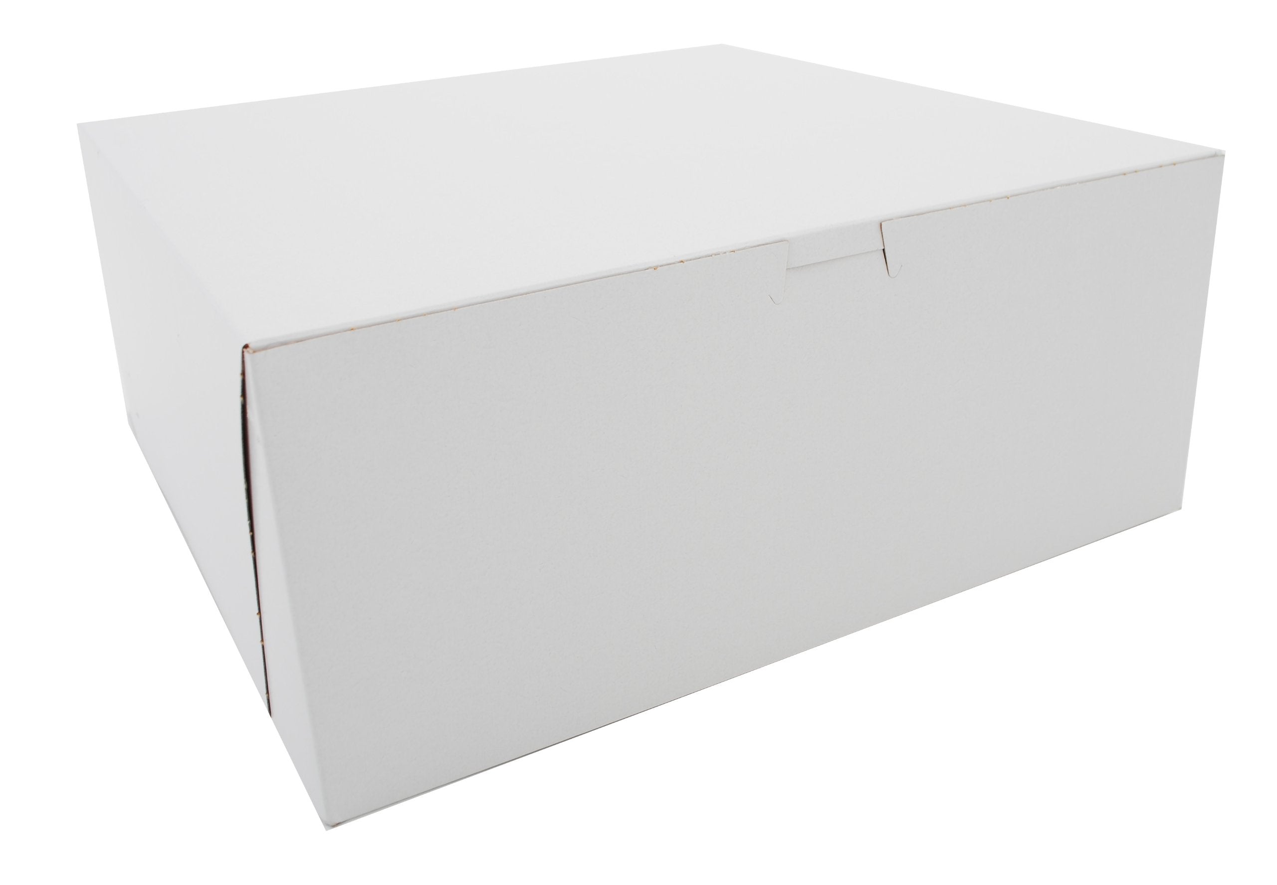 Sct White One-Piece Non-Window Bakery Boxes, 12 X 12 X 5, White, Paper, 100/Carton
