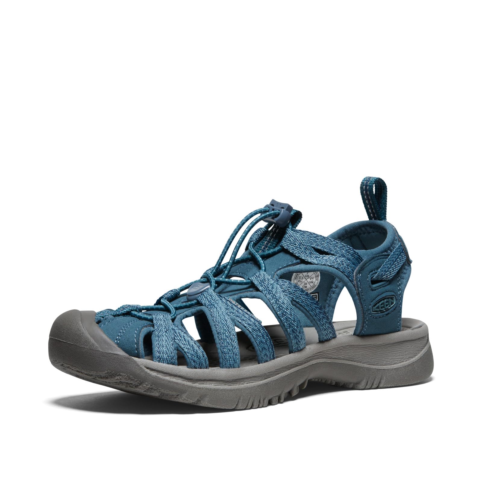 Keen Womens Whisper Closed Toe Sport Sandals, Smoke Bluesmoke Blue, 85