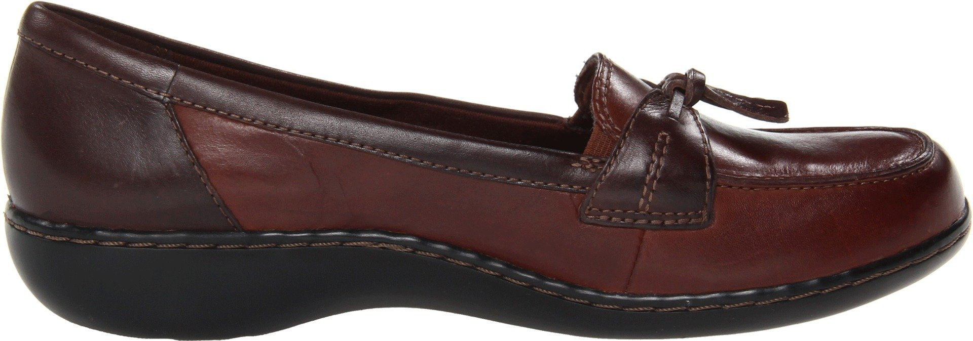 Clarks Womens Ashland Bubble Slip-On Loafer, Brown Multi, 12 M Us