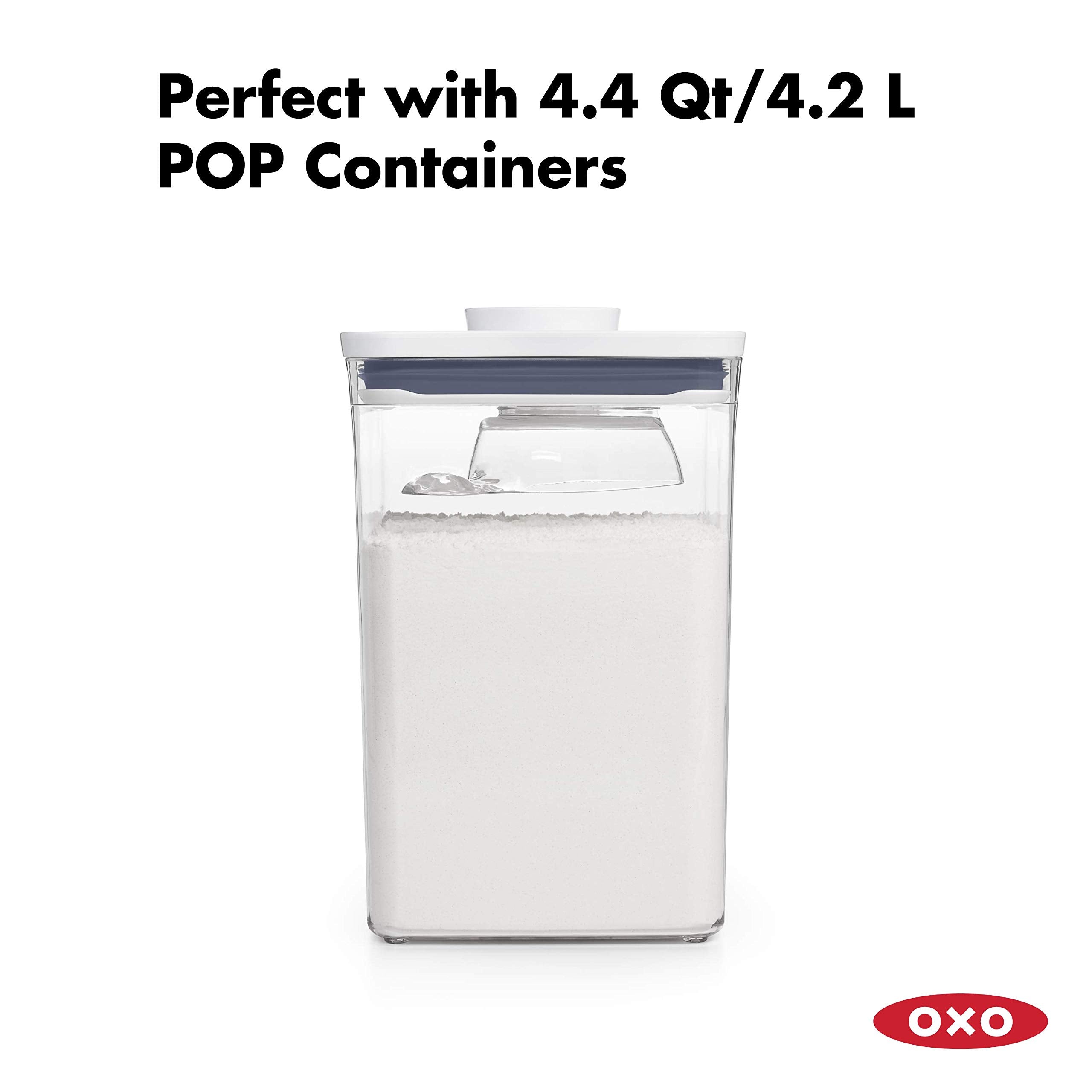 OXO Good Grips POP Container 1/2 Cup Scoop  Clear