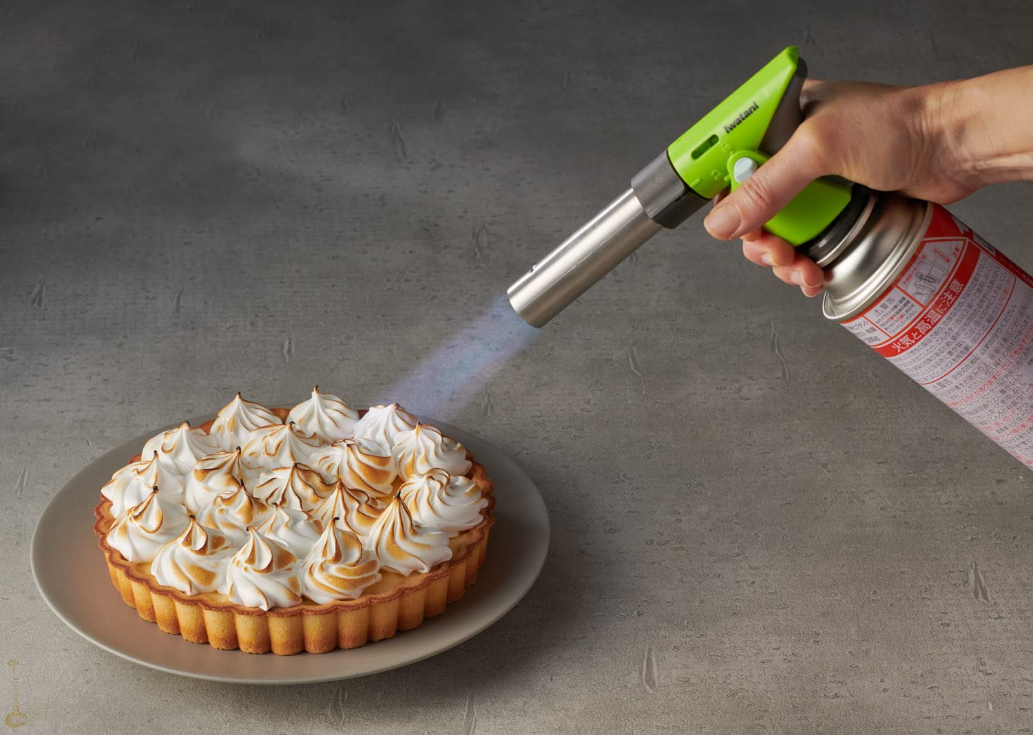 Iwatani Burane Torch - Model CB-TC-CKGR, Ckgr Color, High-Performance Butane Torch for Cooking and Outdoor Use