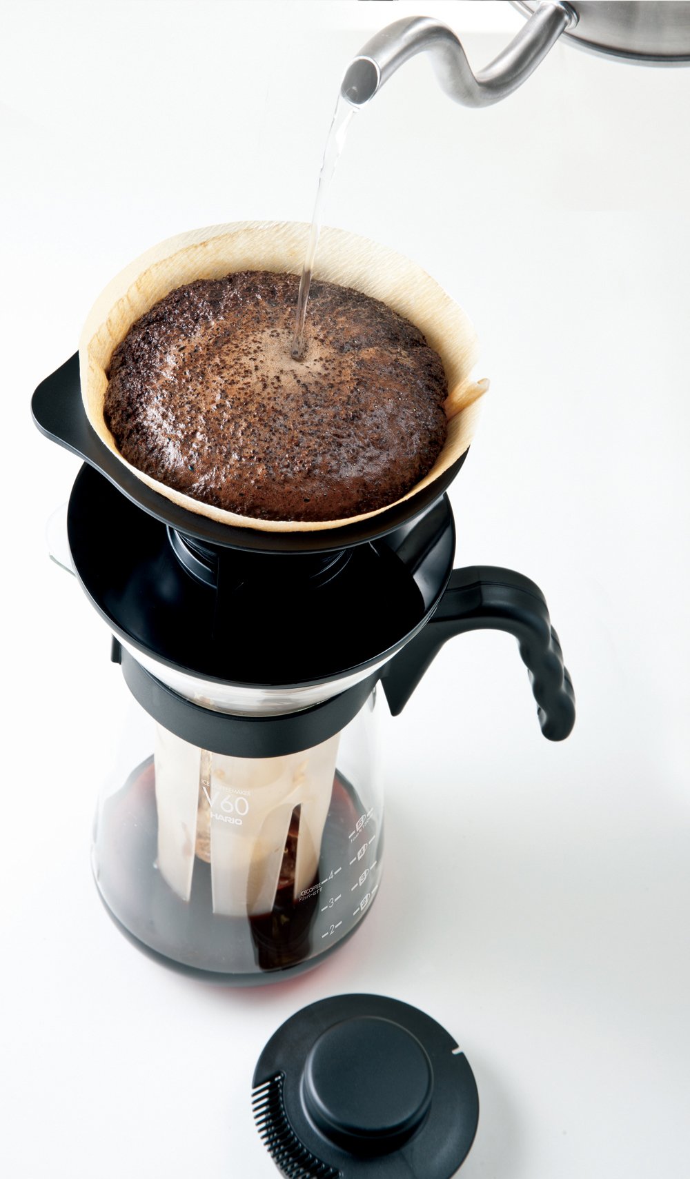 Hario V60 ''Fretta'' Hot And Iced Coffee Maker, 700Ml, Black