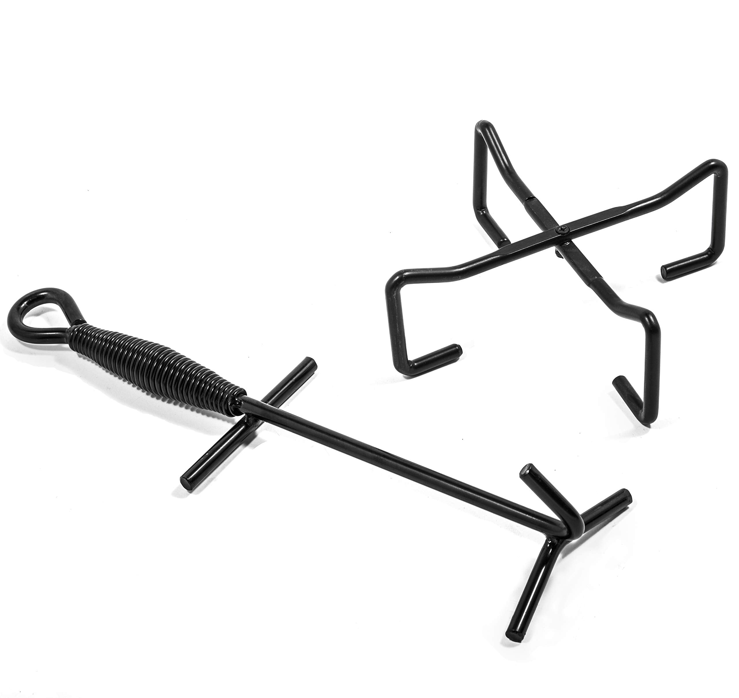 Camp Cast Iron Dutch Oven Lid Lifter And Folding Finish Camp Dutch Oven Lid Stand Can Be Used As Trivet, Lifter And Skillet Hold