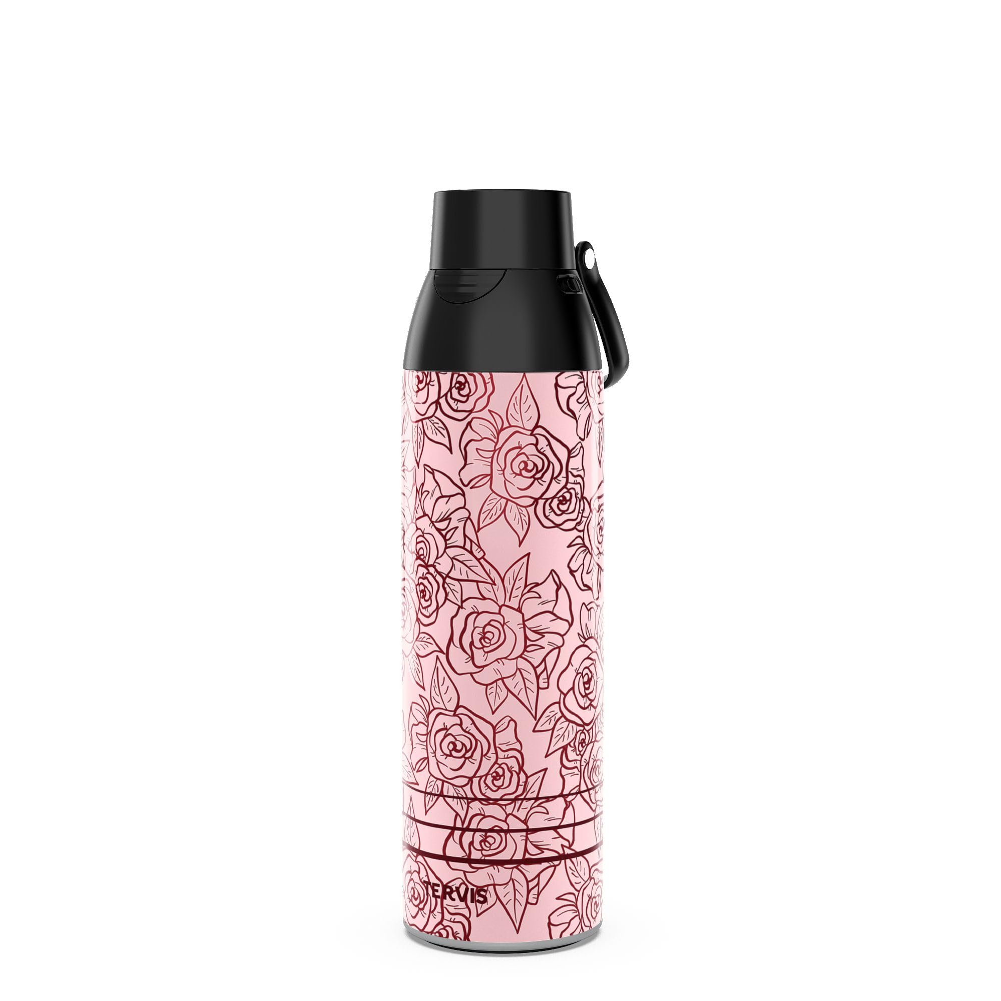 Tervis Venture Water Bottle Secret Admirer Rose Made in USA Double Walled Insulated Tumbler Travel Cup Keeps Drinks Cold & Hot, 