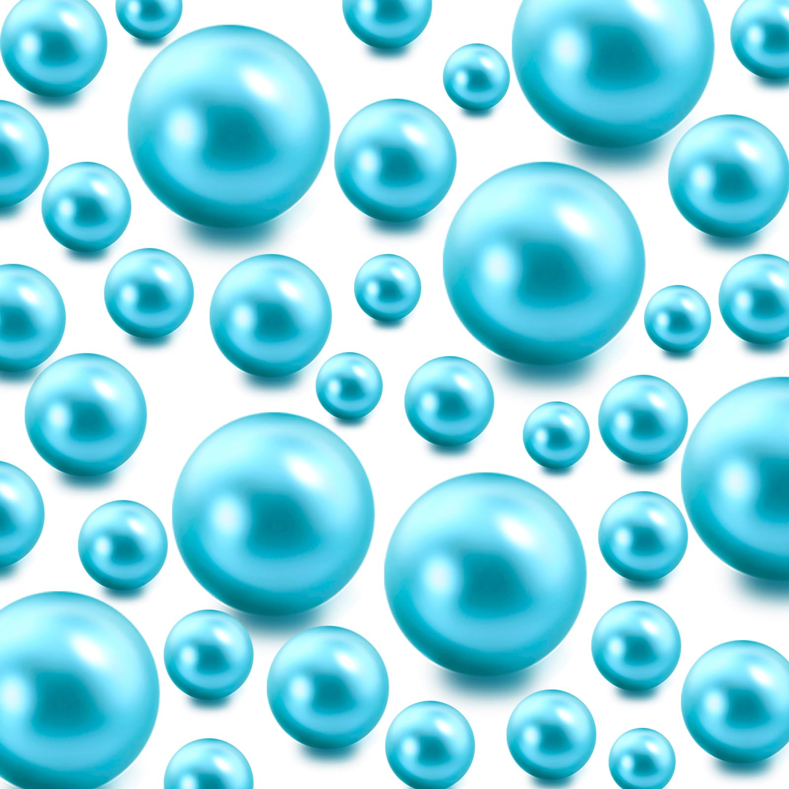 YUXIYAN 120Pieces Floating NO Hole Pearls Beads for Vases and 500 PCS for Floating,Floating Beads for Centerpiece,Home Decor,Par