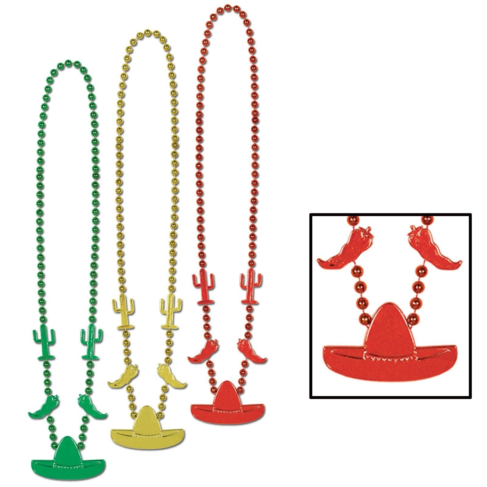 Fiesta Bead Necklaces