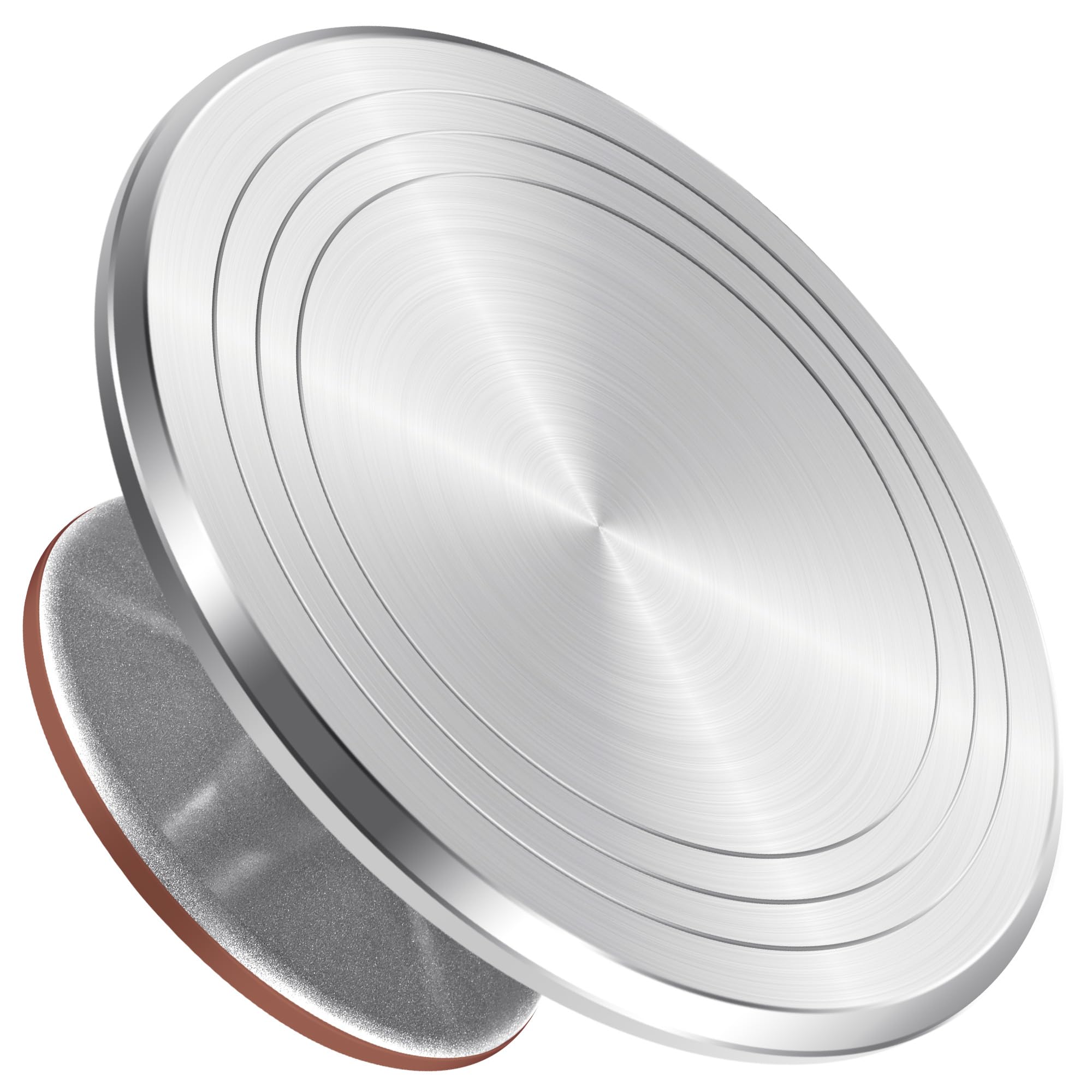 Syntus Aluminum Alloy Revolving Cake Stand, 12 Inch Cake Turntable for Decorating Super Smooth and Quiet Rotation Cake Decoratin