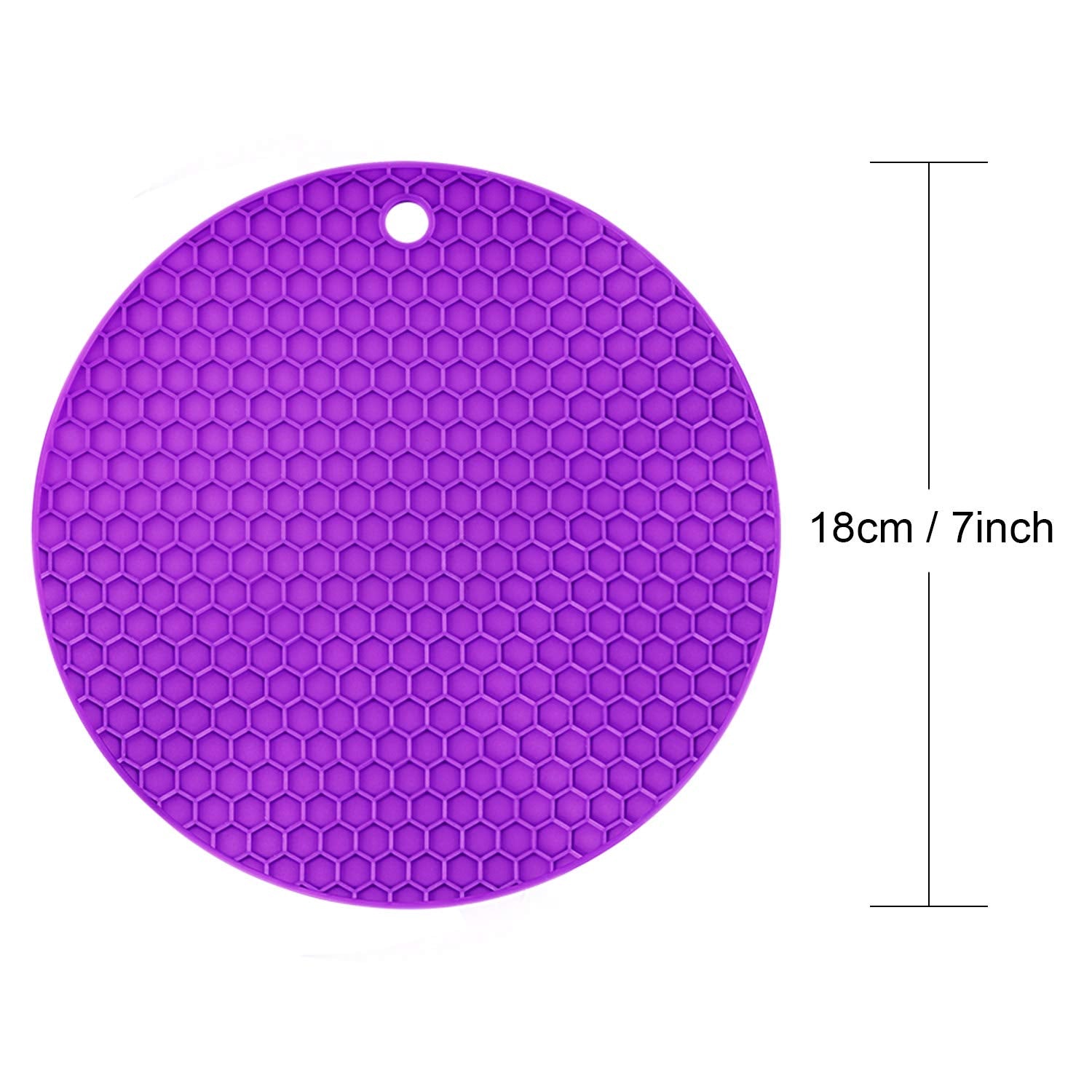 Boao 6 Pieces Silicone Trivets Mat, Hot Pad Mat, Pot Holder, Spoon Rests And Jar Gripper Pads (Color A, Style A)