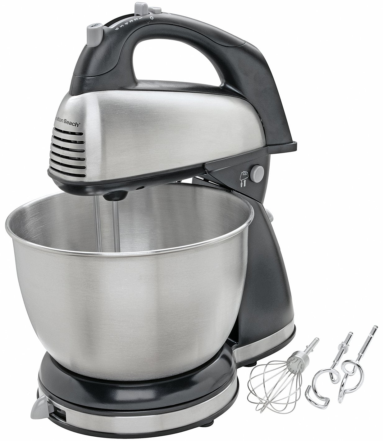 Hamilton Beach Stand/Hand Mixer, Model 64650, Brown, Steel, 1 Size
