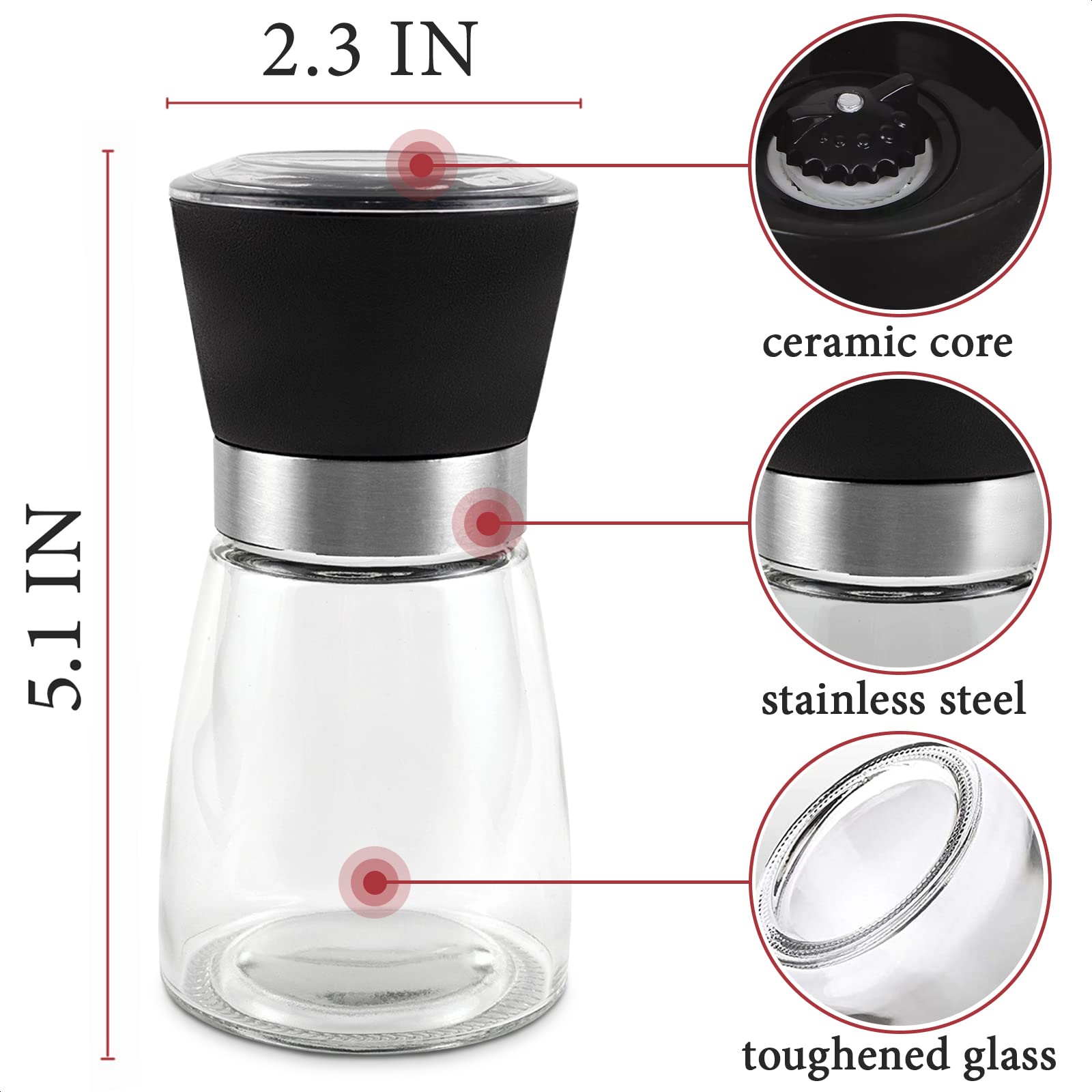 Salt And Pepper Grinder - Ceramic Salt And Pepper Grinder For Salt And Pepper Shakers Kitchen Grinder Grinder Ceramic Kitchen Mi