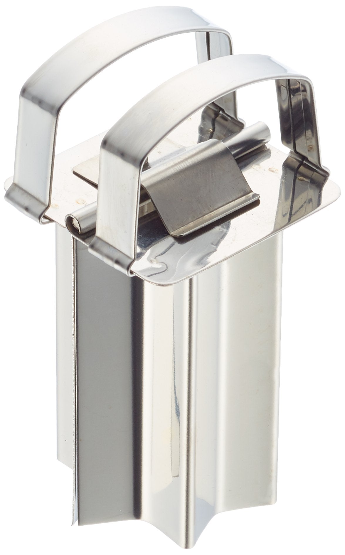 Staedter Foldable Cinnamon Star Professional Cookie Cutter, 4 cm, Stainless Steel, Silver