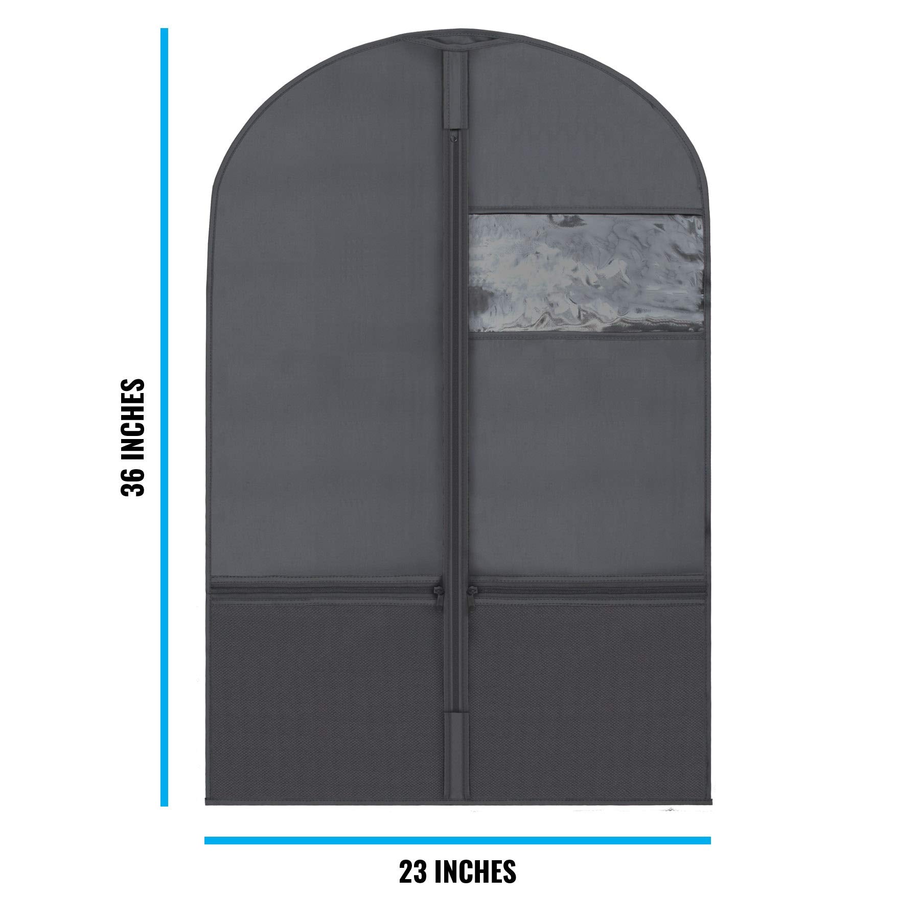 Plixio 36'' Kids Garment Bags For Dance Costumes, Childrens Hanging Clothes, Uniform, Suits, Girls Dress Recital Outfit Organize