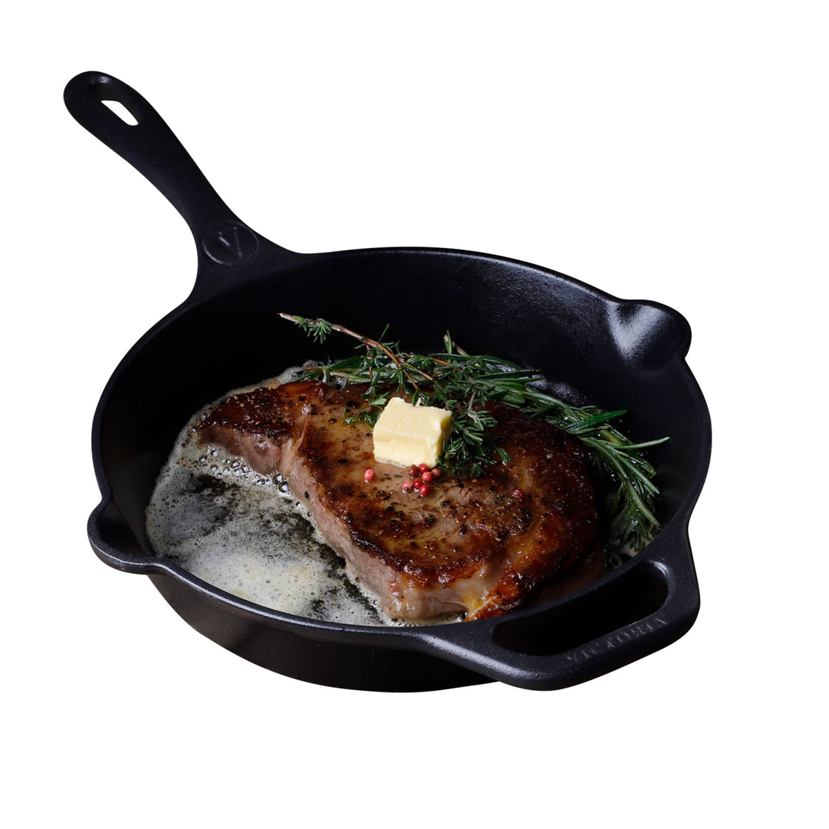 Victoria 10-Inch Cast Iron Skillet, Pre-Seasoned Cast-Iron Frying Pan With Long Handle, Made In Colombia