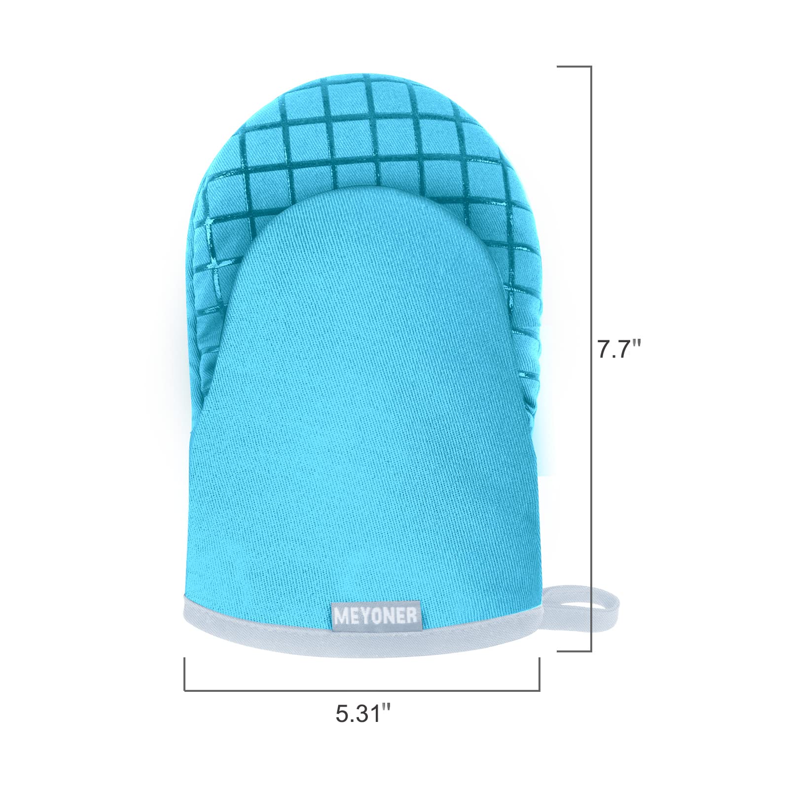 Mini Oven Mitts, Kitchen Mitts Cooking Kitchen Mitts, 500 Degree Heat Resistant Baking Gloves For Cooking Baking Bbq With Hangin