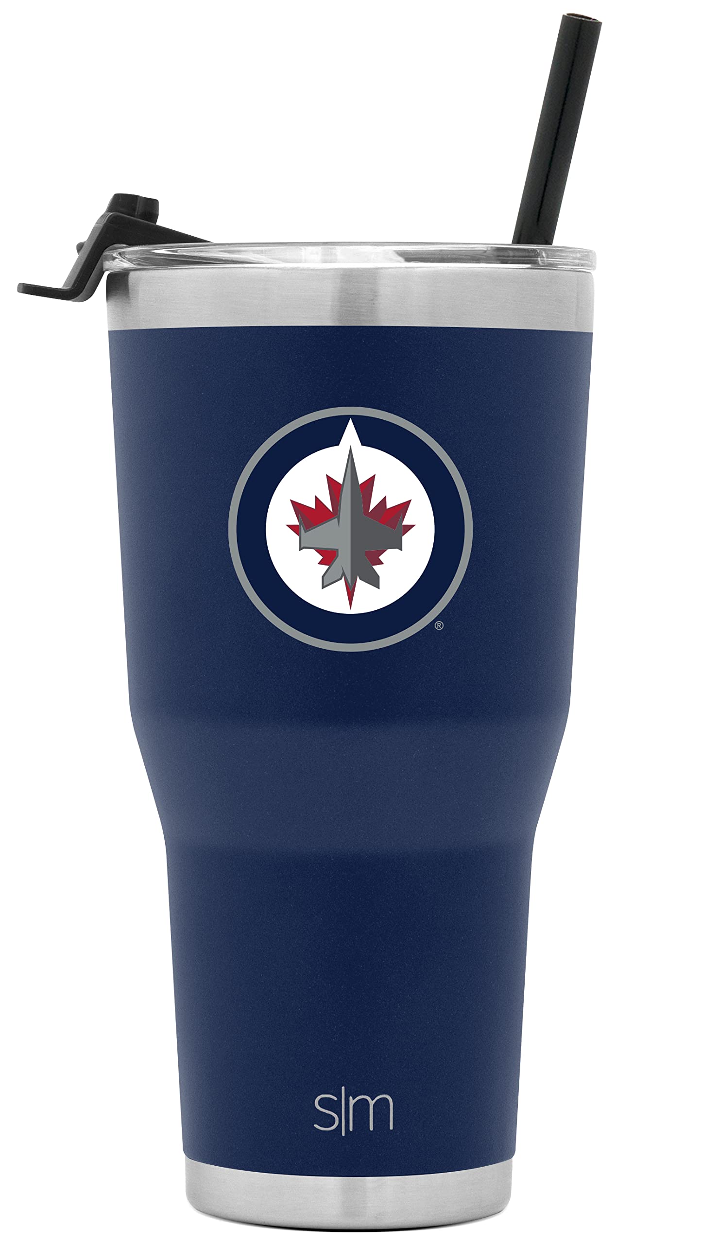 Simple Modern Officially Licensed Nhl Winnipeg Jets 30Oz Cruiser Tumbler Insulated Travel Mug Cup With Flip Lid And Straw
