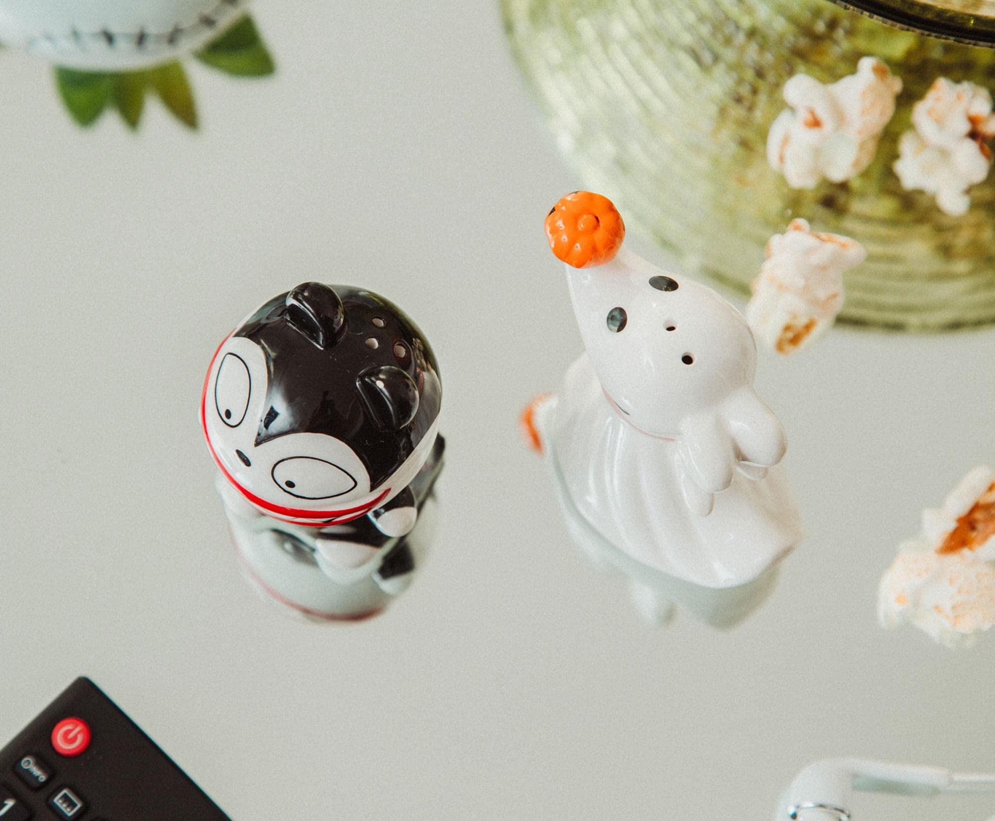 Disney The Nightmare Before Christmas Zero And Teddy Salt And Pepper Shaker Set