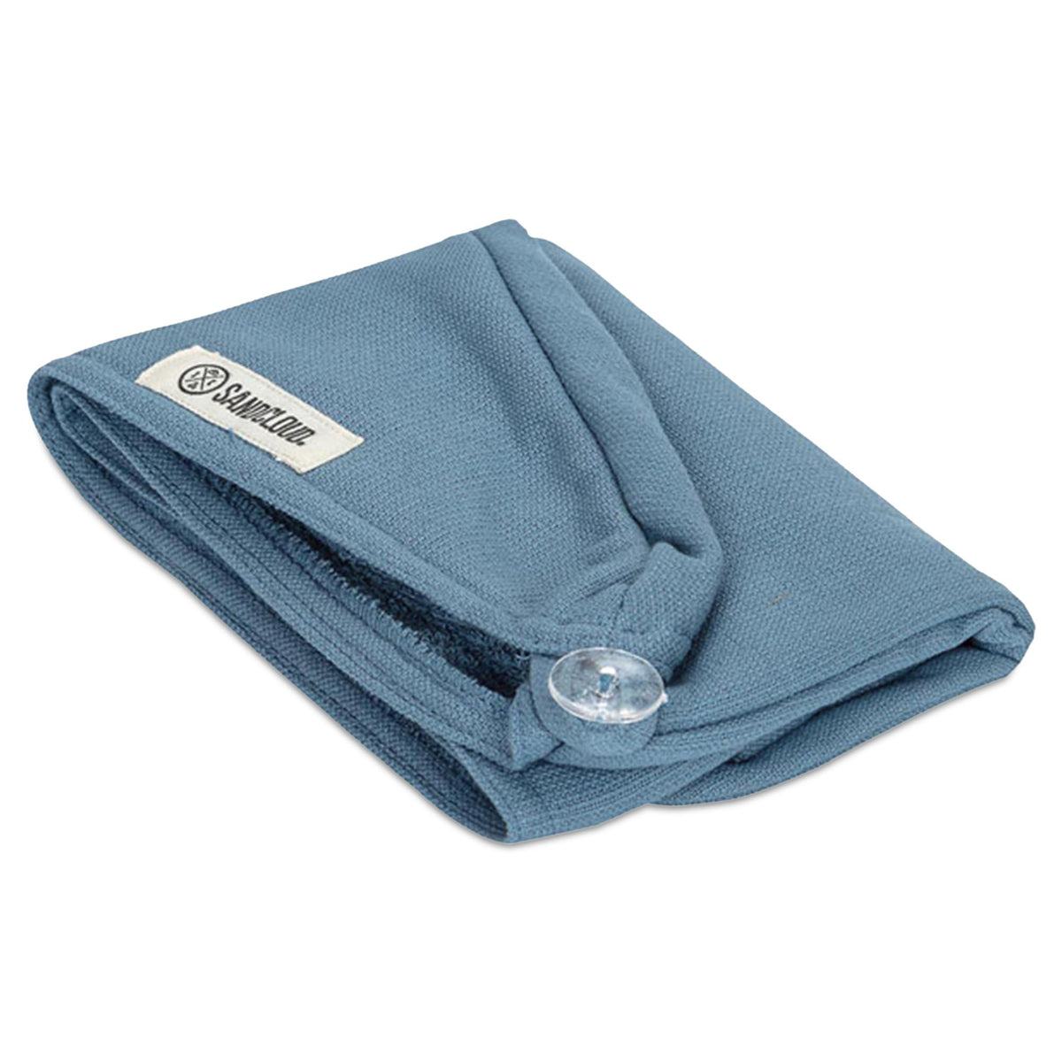 Sand Cloud Hair Towel Wrap for Women & Men, (Slate Blue, Terra) - 100% Turkish Cotton Quick Hair Drying Towel Wrap - Absorbent H