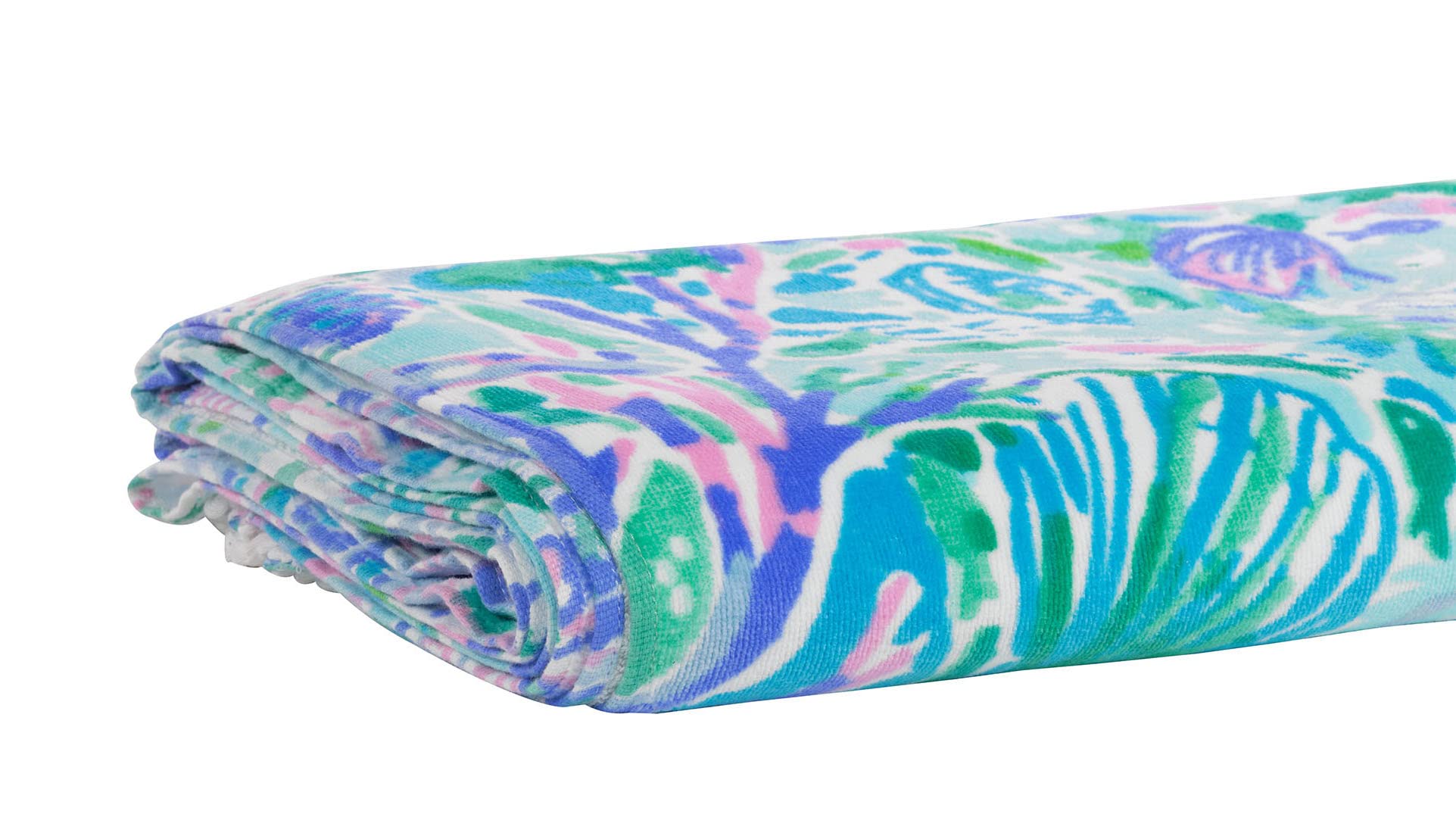 Lilly Pulitzer Oversized Pool/Beach Towel, 40 X 70, Large Terry Cloth Towel For Adults, Soleil It On Me