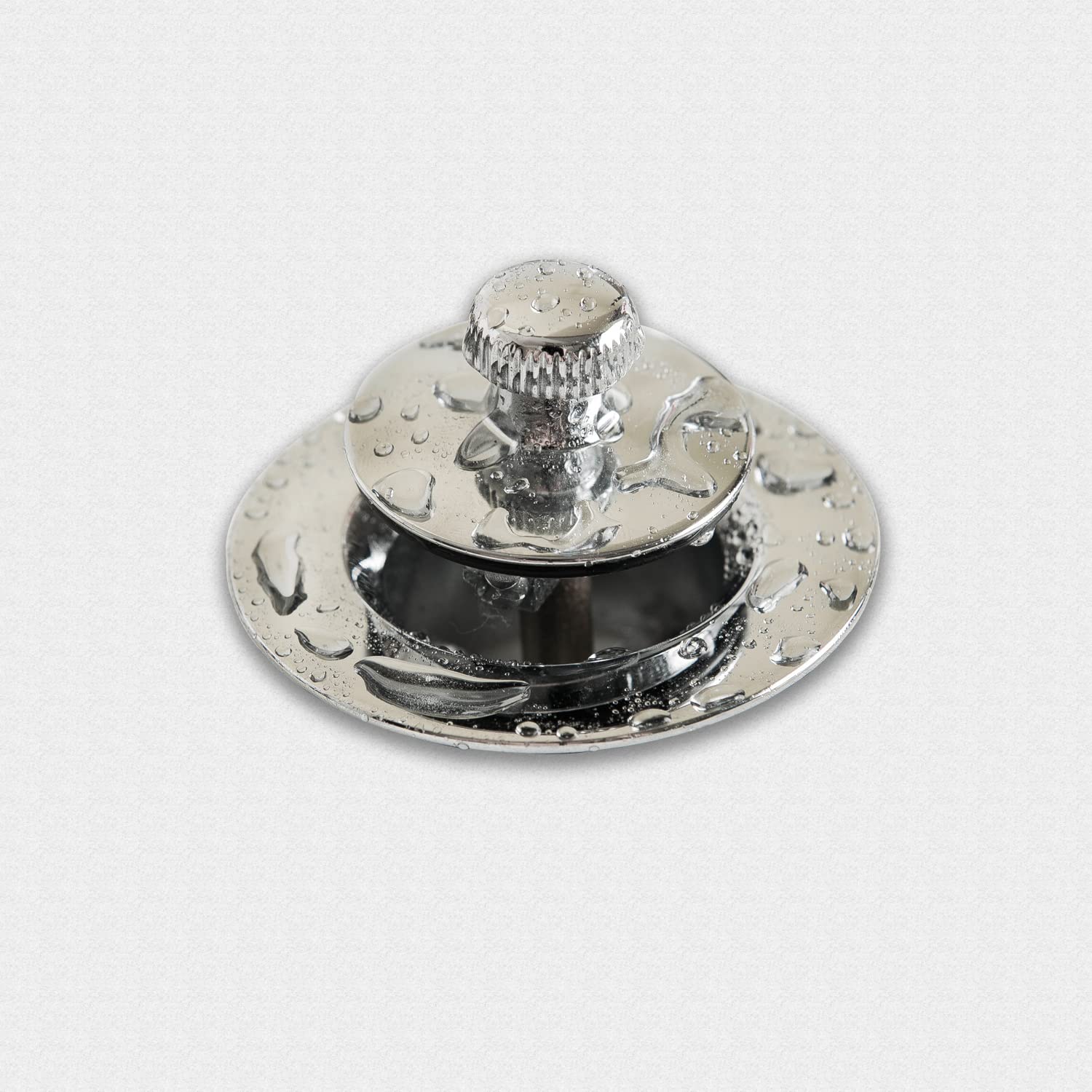 Calcmetal Lift And Turn Bathtub Drain Stopper With Abs Plastic Bushing, Fits In 1-1/2 Inch Or 1-3/8 Inch Inner Bathtub Shoe, Eas