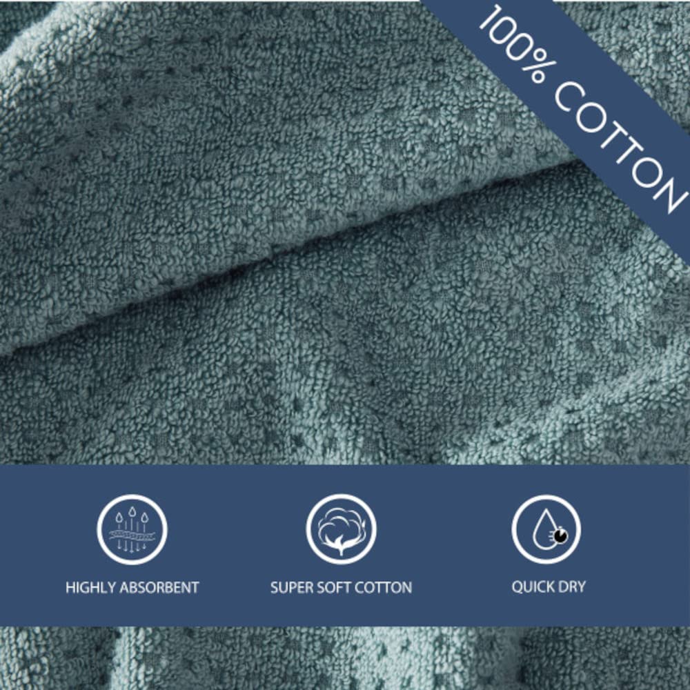 Tommy Bahama - Bath Towels Set, Highly Absorbent Cotton Bathroom Decor, Low Linting & Fade Resistant, Oeko-Tex Certified (Nother