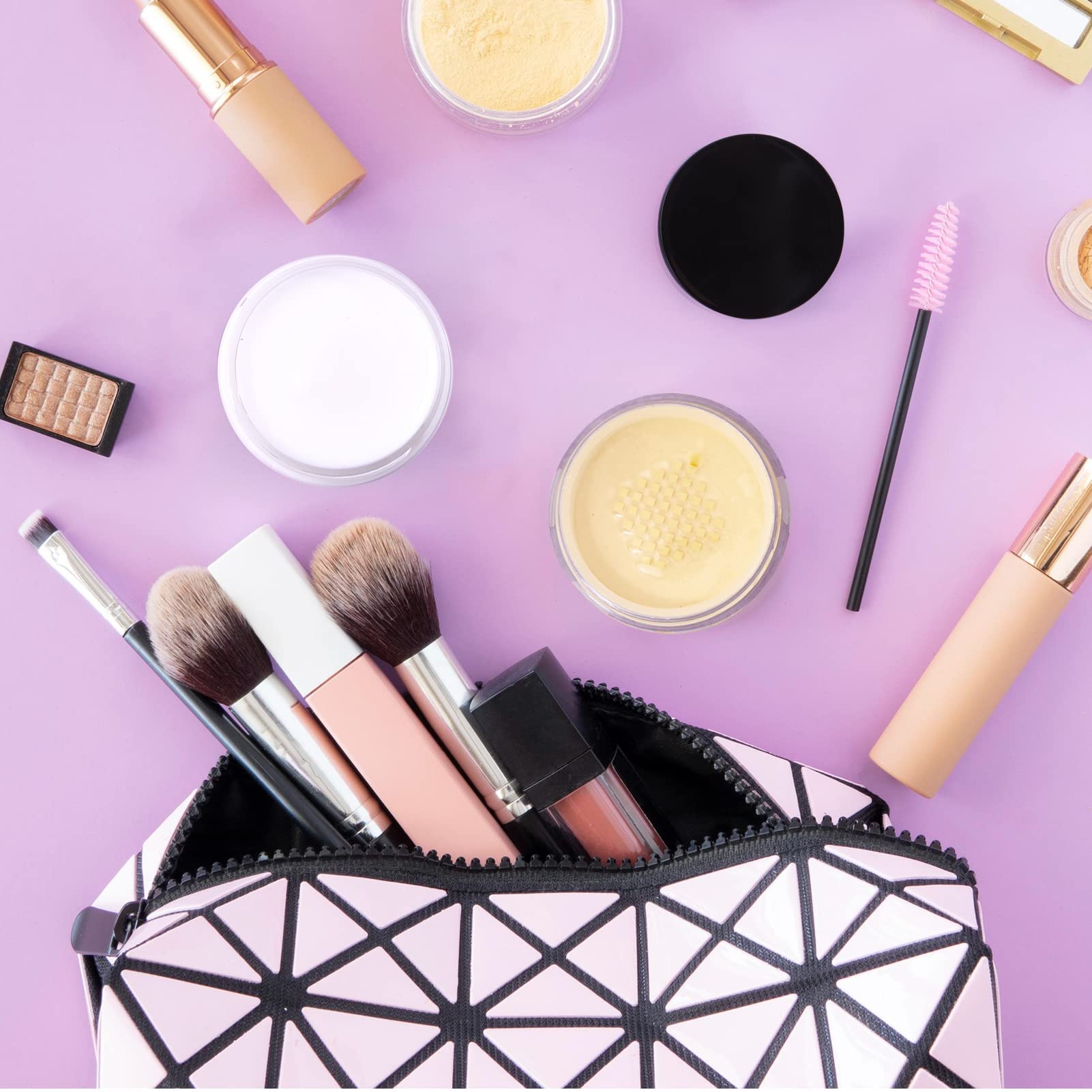 50 Pack 2 Oz Plastic Jars Round Clear Cosmetic Container Jars With Lids, Eternal Moment Plastic Slime Jars For Lotion, Cream, Oi