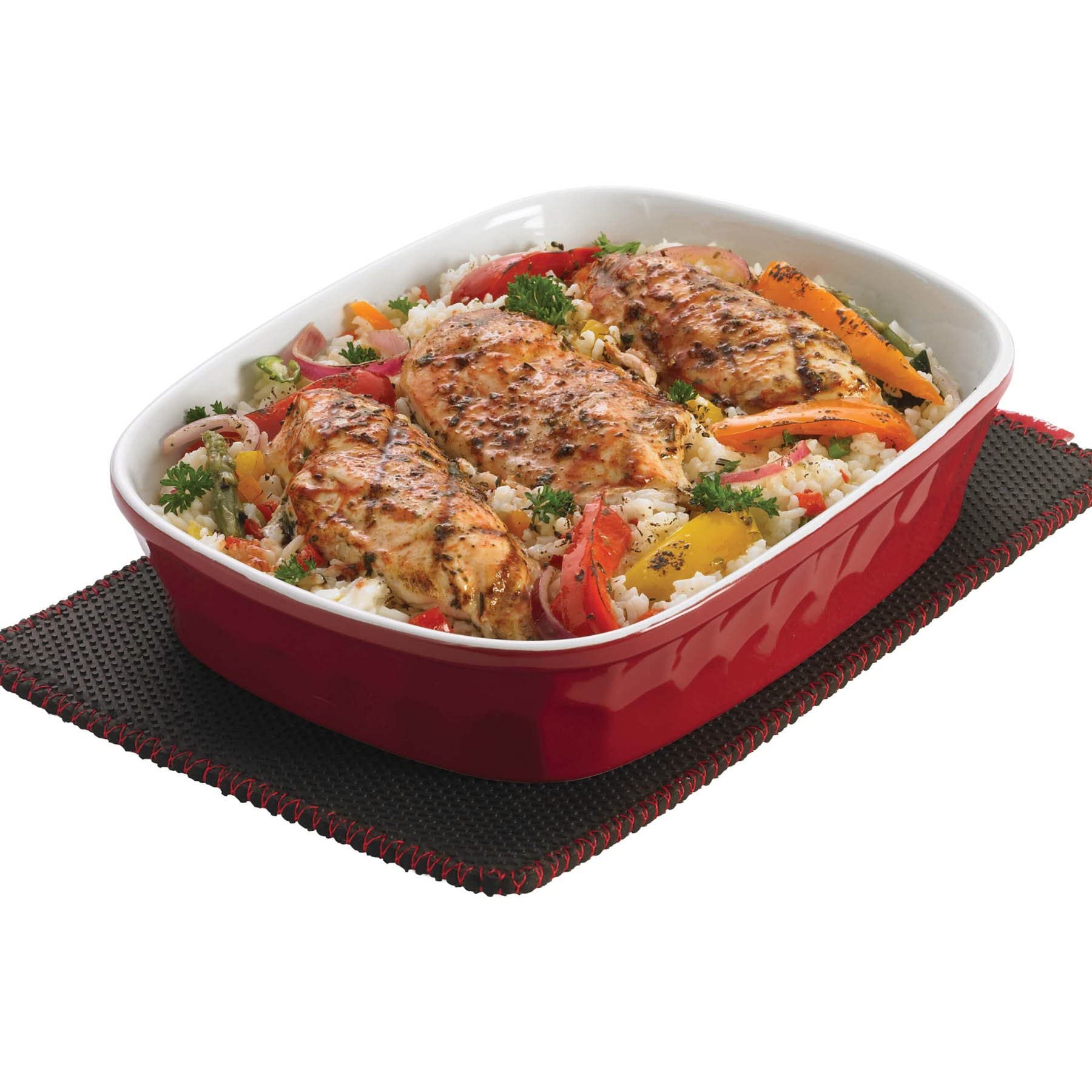 Kitchen Grips Trivet, Rectangular, Black