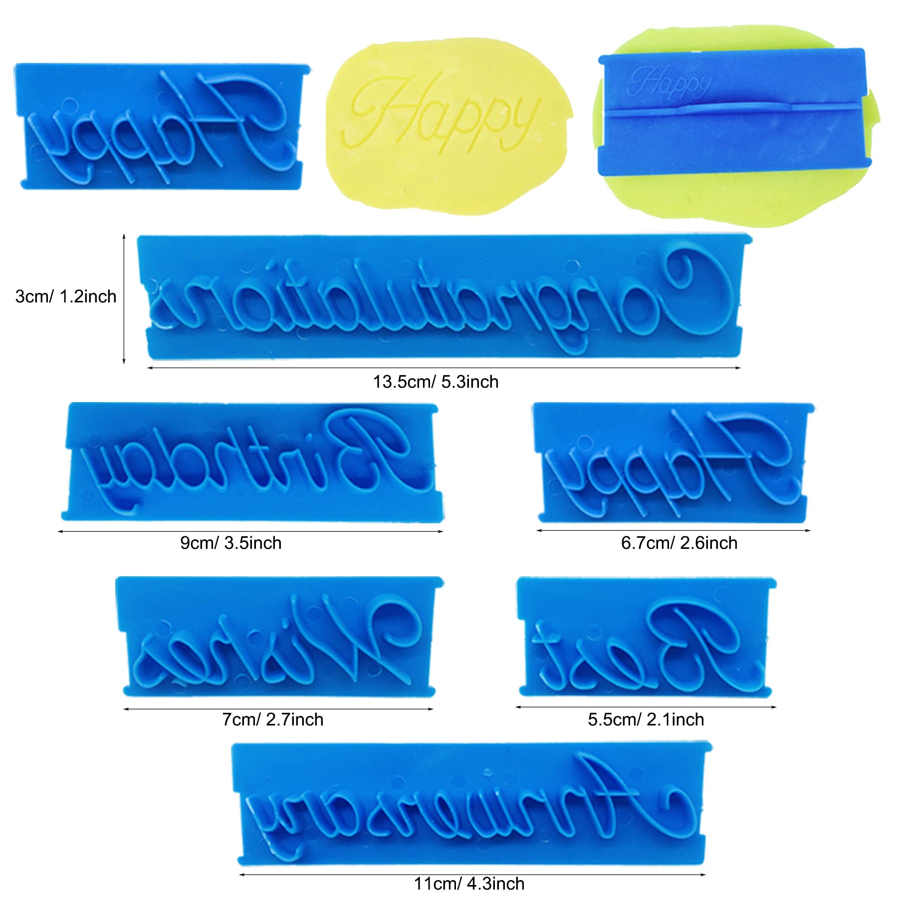 Woohome 23 Pcs Cake Fondant Embossing Mould Fondant Impression Mat, 14 Different Patterns Grid Lace Embossing Mat, Cake Fondant