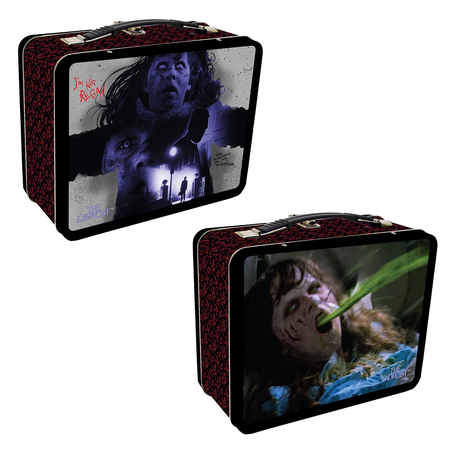 Factory Entertainment The Exorcist Tin Tote, Red, Black