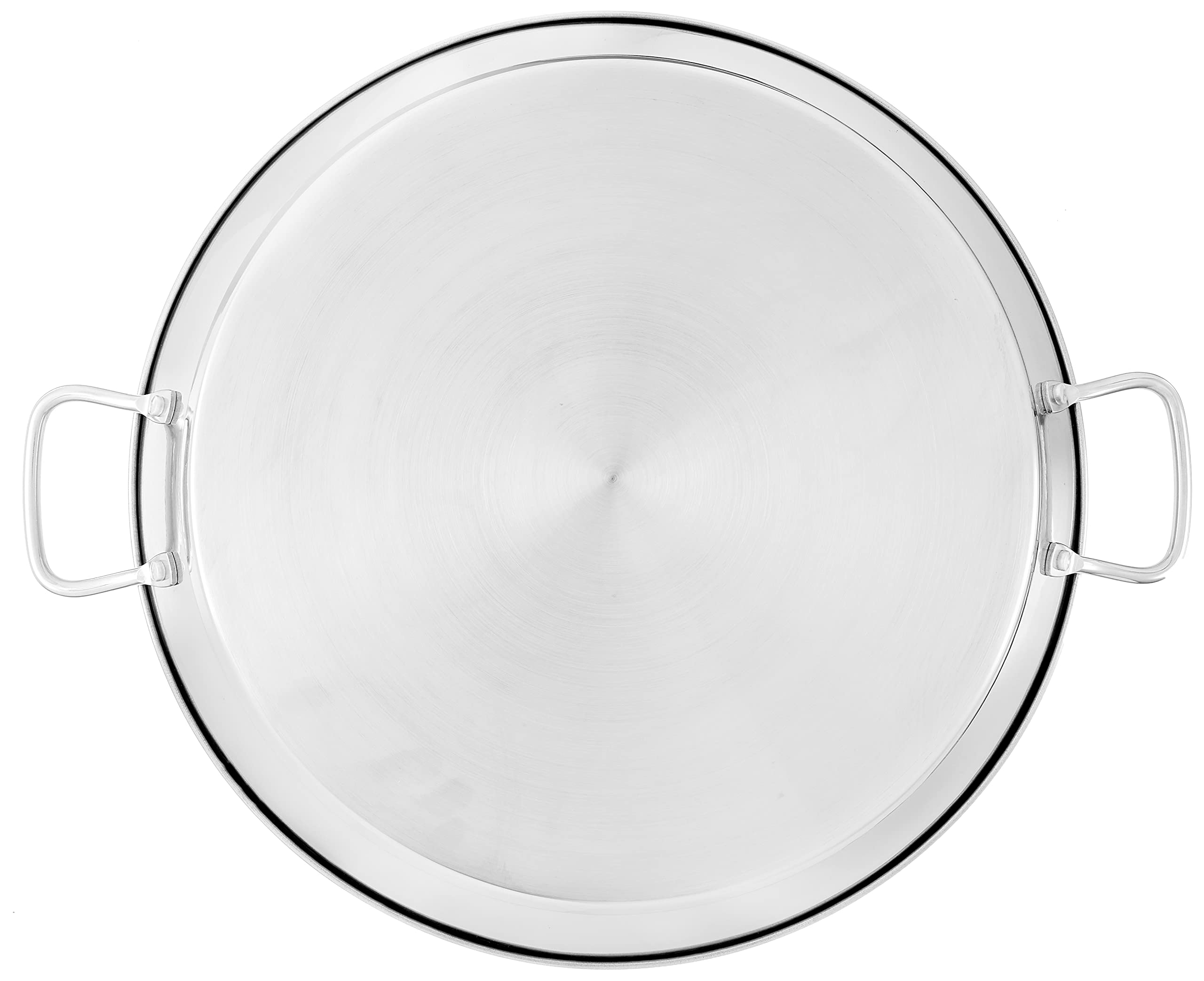 Garcima 16-Inch Stainless Flat Bottom Paella Pan, 40Cm