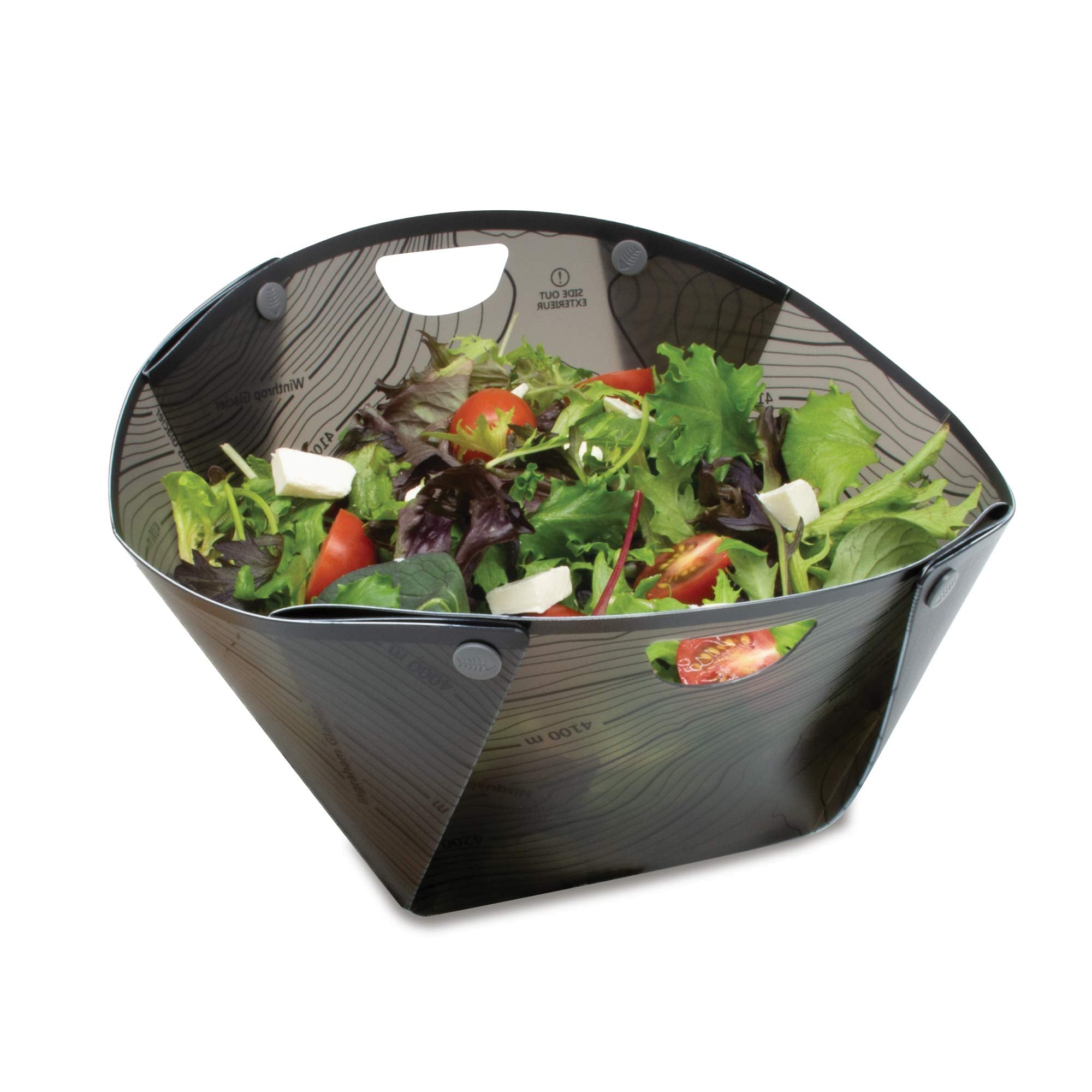 Fozzils Plastic Snapfold Bowl Xl (Grey)