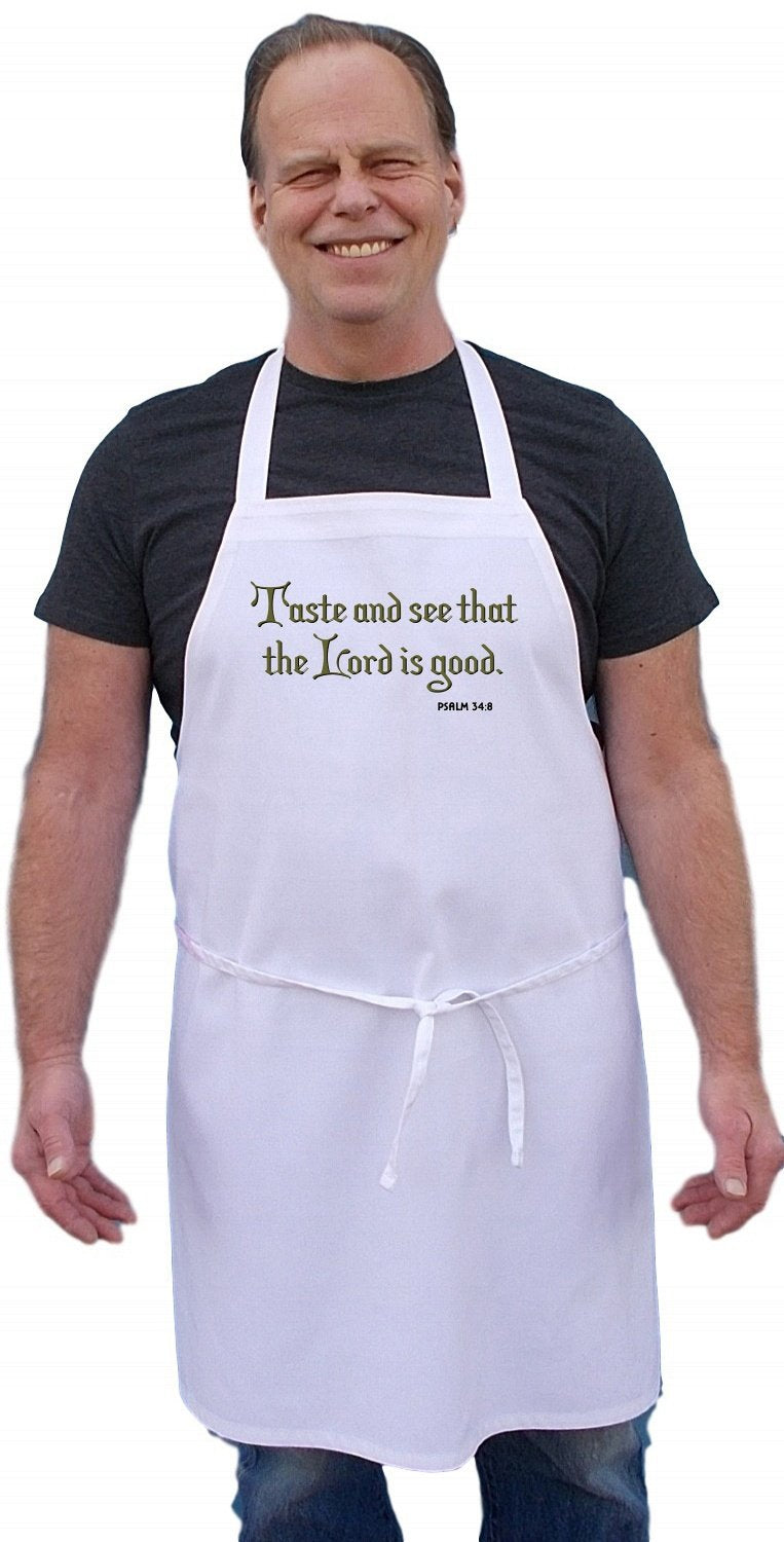 Taste And See That The Lord Is Good Christian Apron