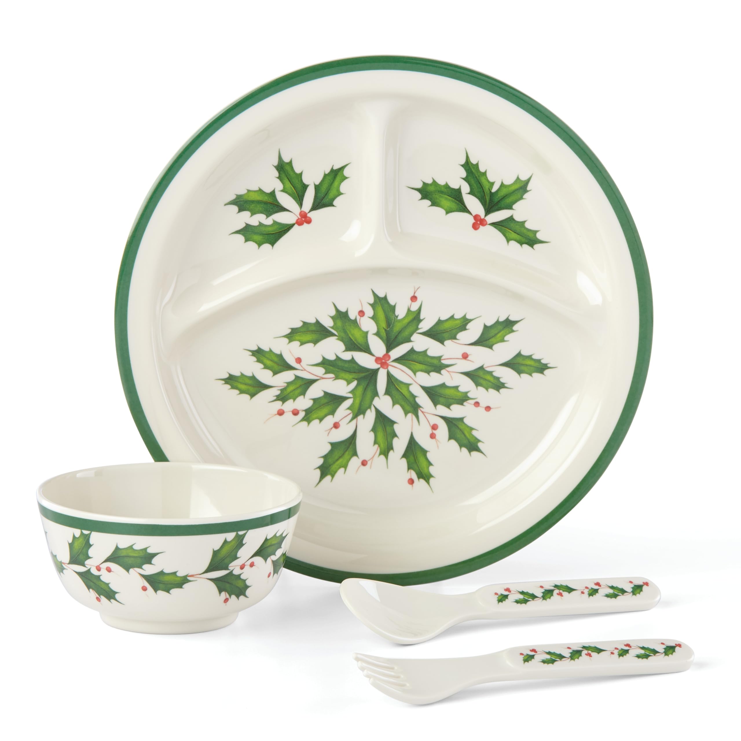 Lenox 885787 Holiday-Children's 4-Piece Dinner-Set