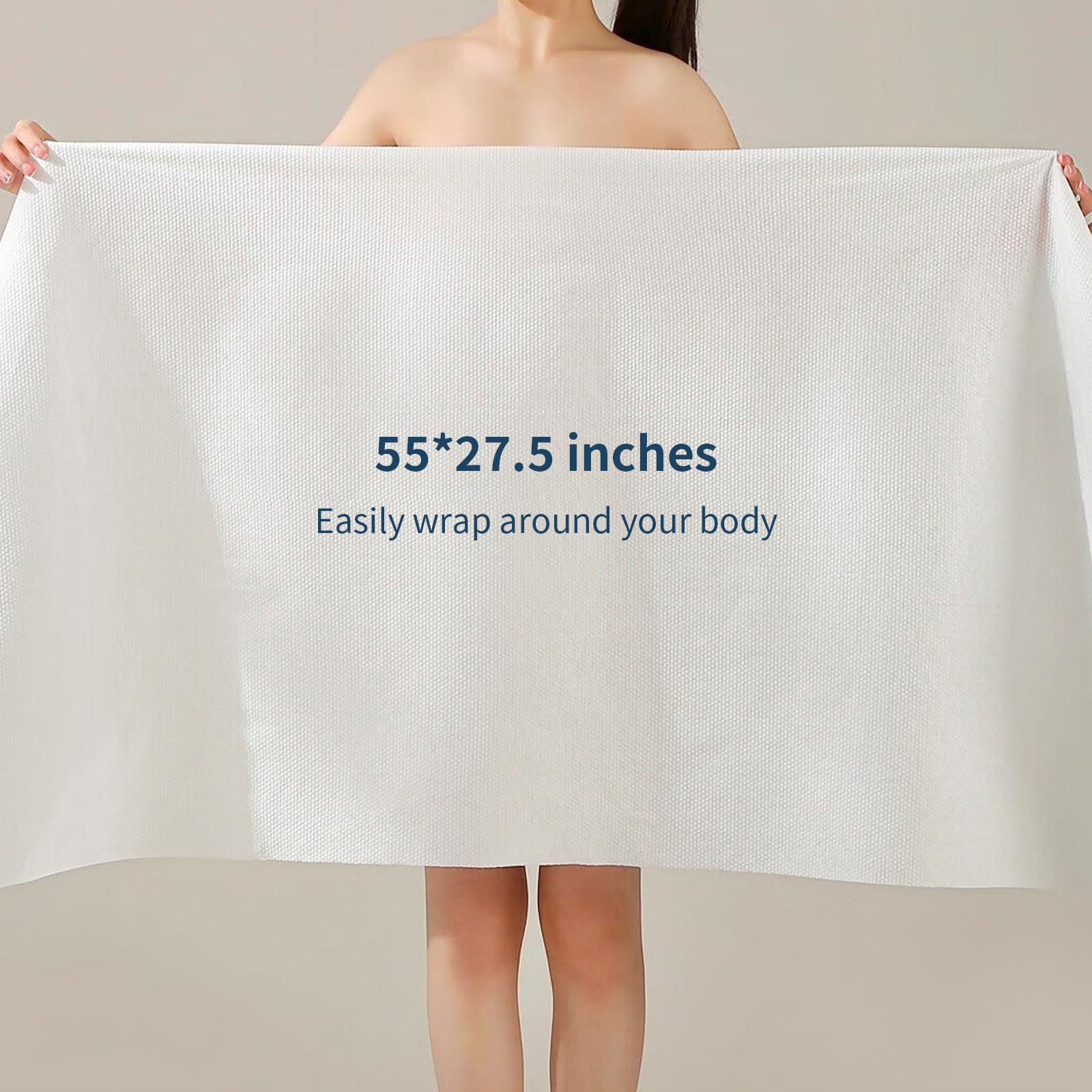 4 Pack Disposable Bath Towels Durable Large Portable Thicken Camping Towels For Travel Hotel Business Trip Swimming Pet Towels S