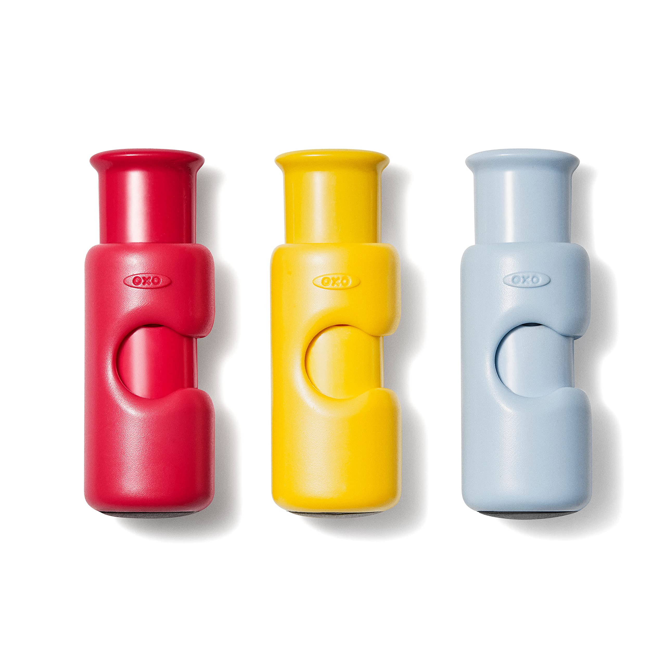 OXO Good Grips Collection Clip, 3 Piece Bag Cinch Set, Assorted
