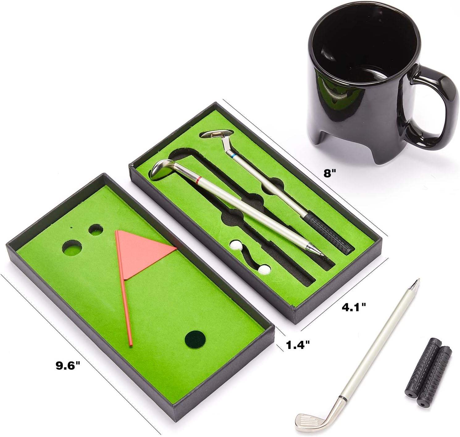 Golf Pen & Putter Mug Gift Set – Mini Golf Desk Game for Men