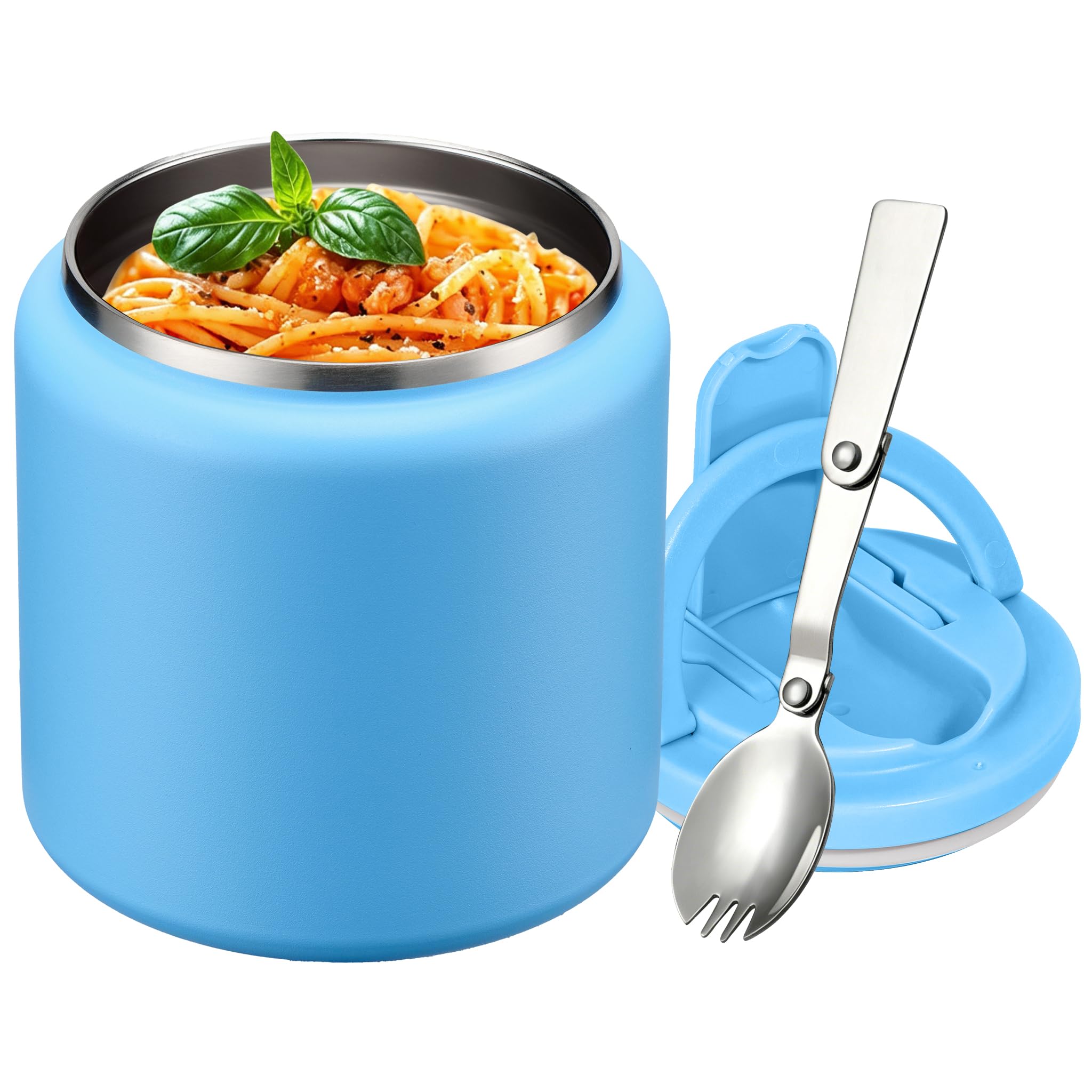 Itslife Soup Thermo for Hot Food Kids 25.5oz Lunch Containers with Buckle Lid Wide Mouth Hot Food Jar Vacuum Insulated Stainless